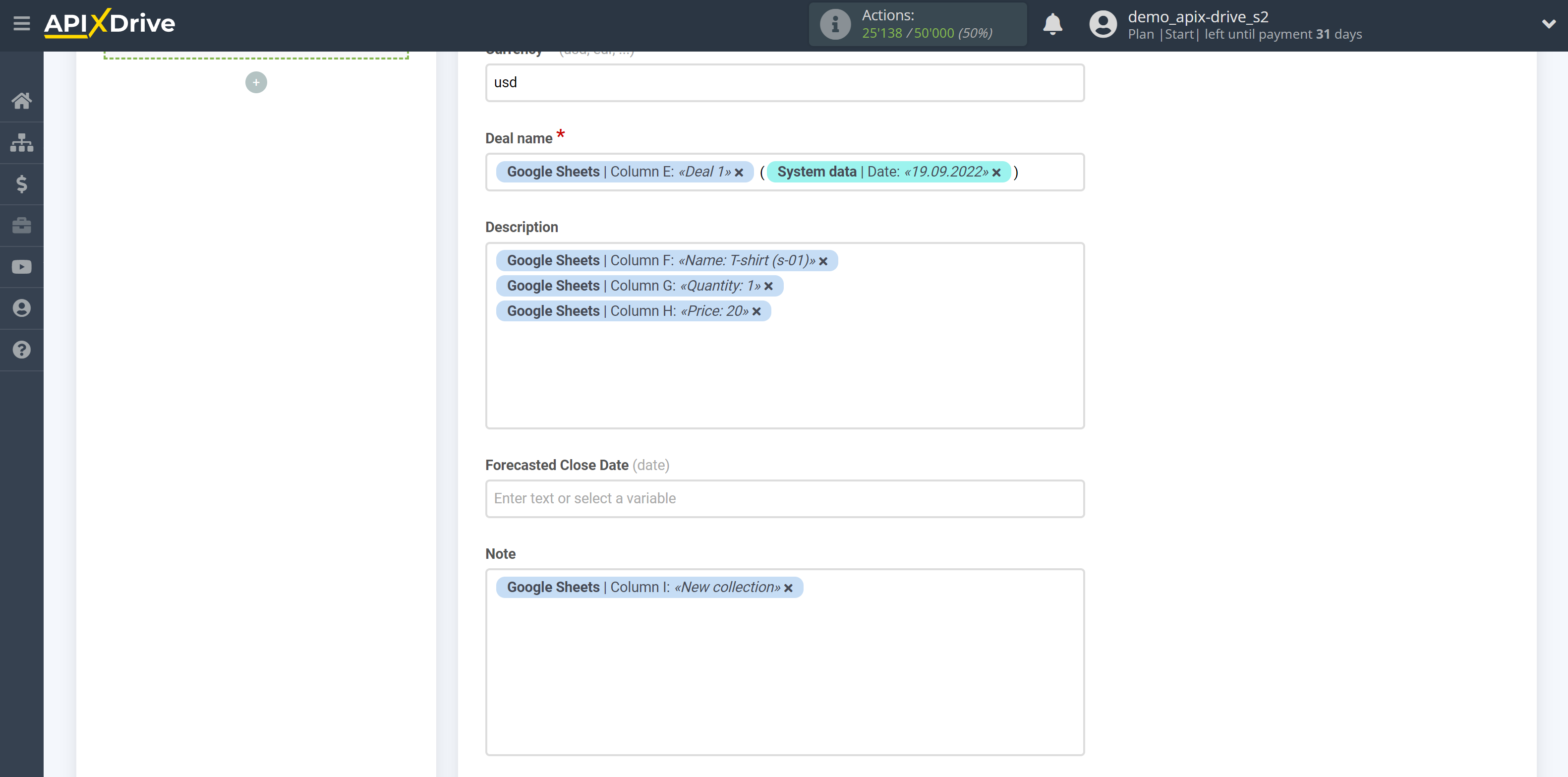 How to Connect ActiveCampaign as Data Destination | Assigning Fields&nbsp;