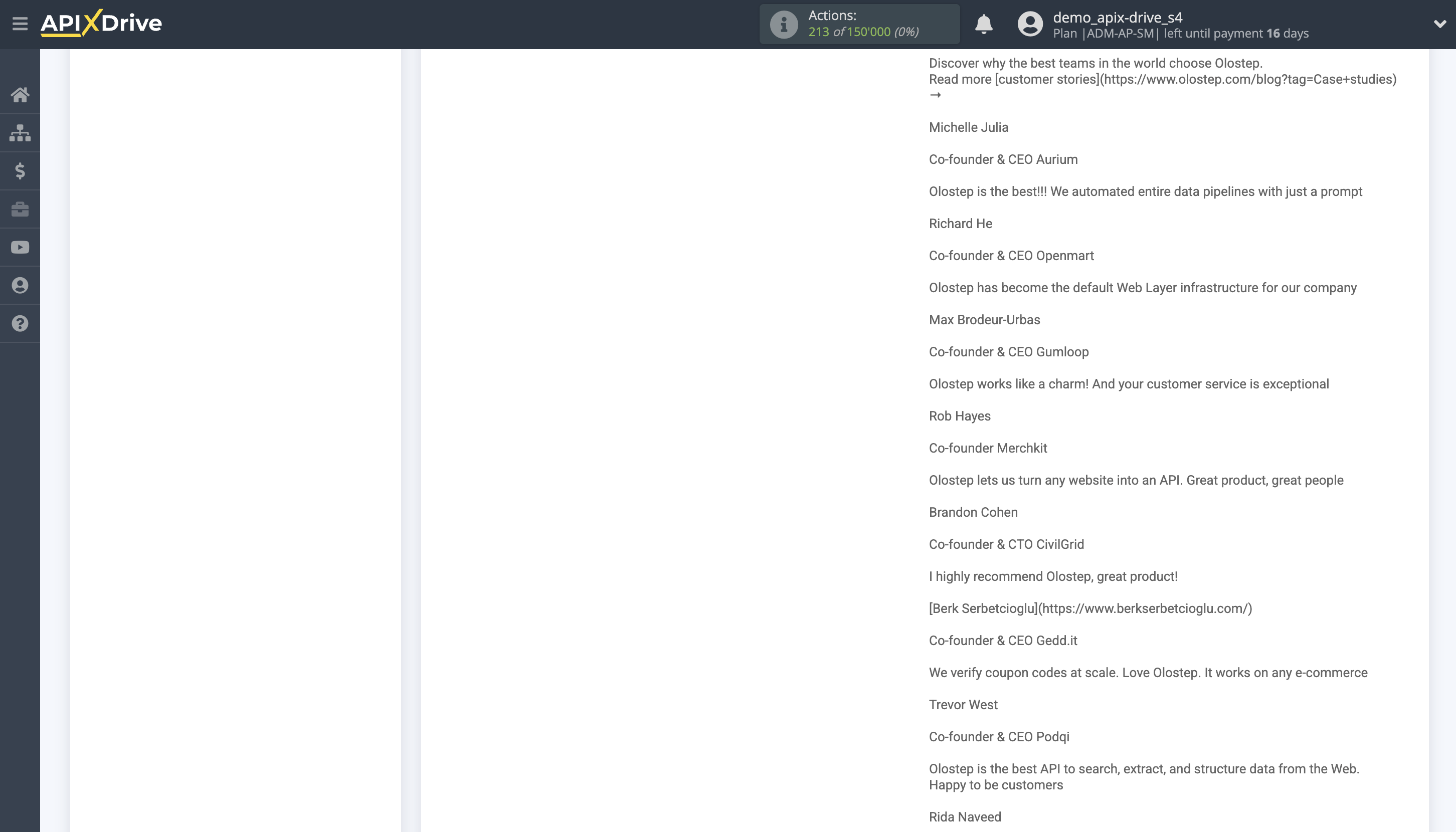 Setting up an Olostep Item Search in Google Sheets | Test data Setting up an Olostep Item Search in Google Sheets | Test data