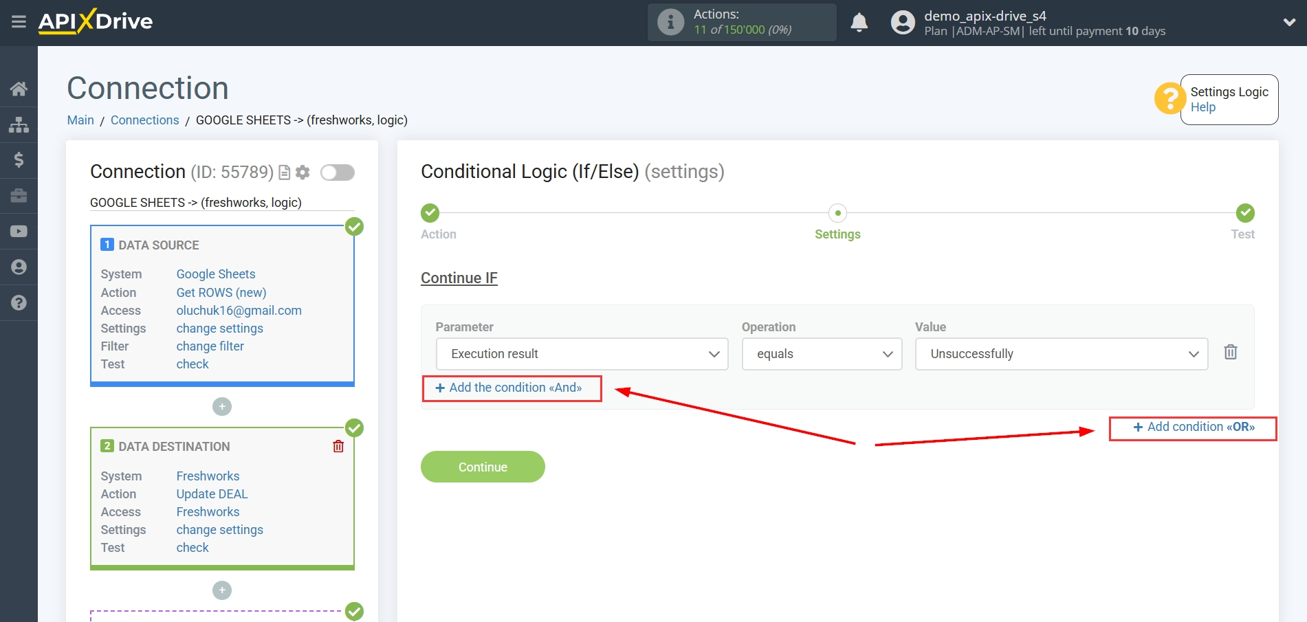 How to setup&nbsp;Freshworks Update Deal / Create Deal | Assigning Fields