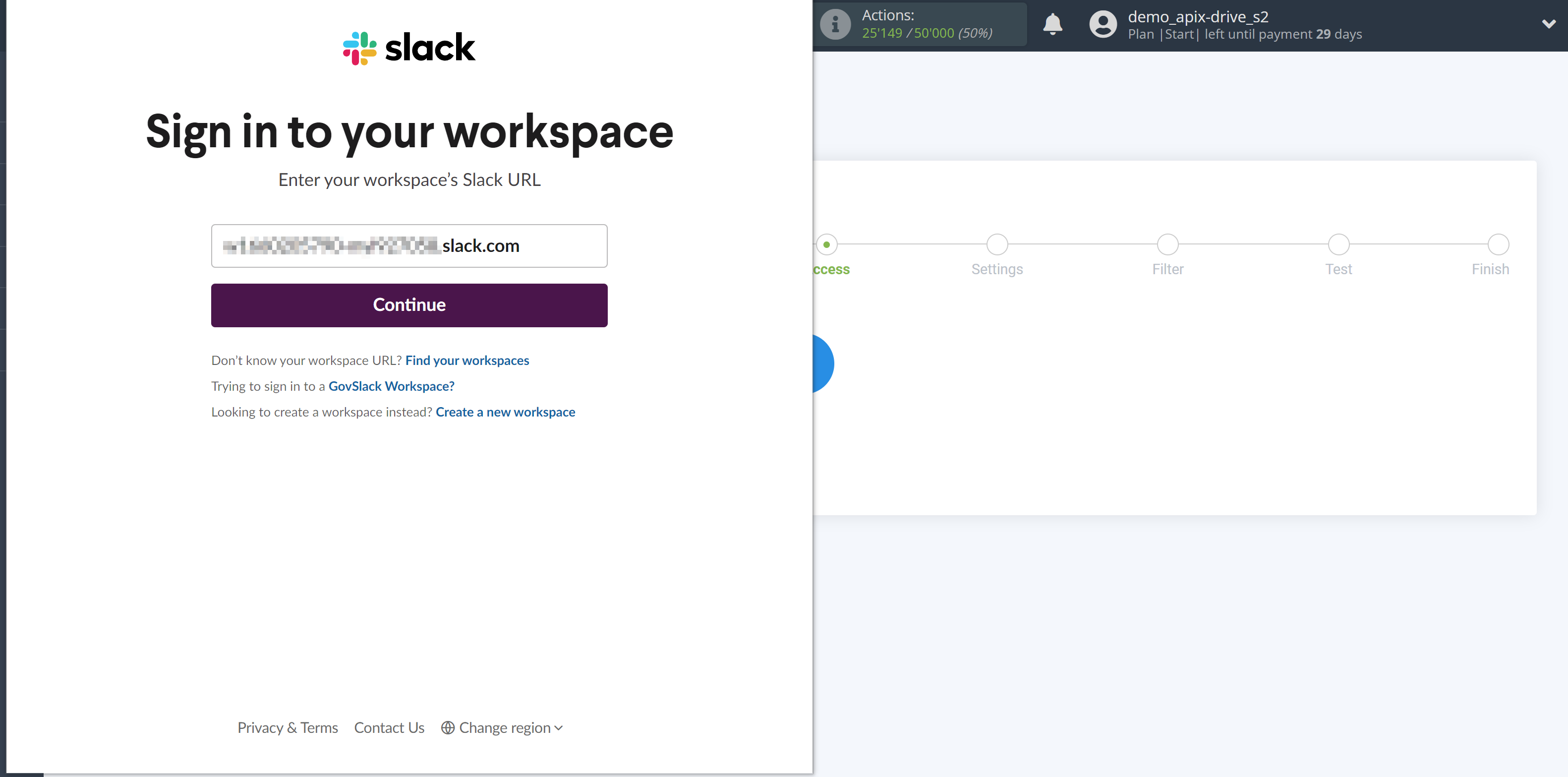 How to Connect Slack as Data Source  | Choice of workspace