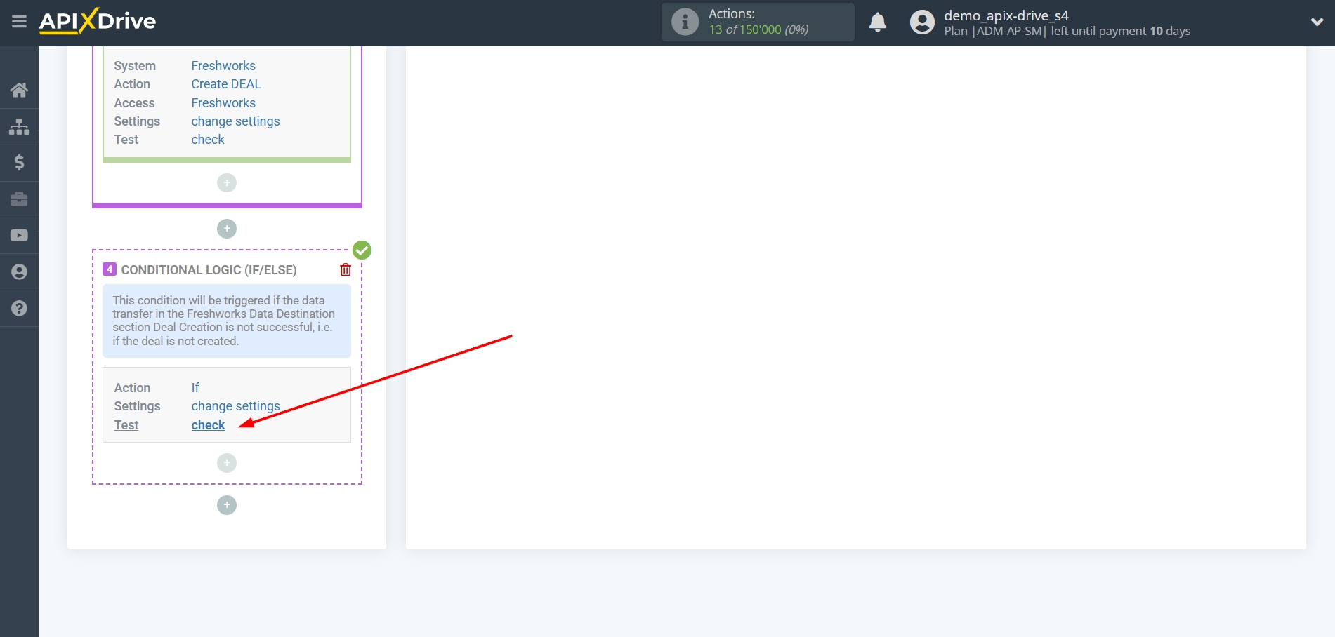 How to setup&nbsp;Freshworks Update Deal / Create Deal | Test data