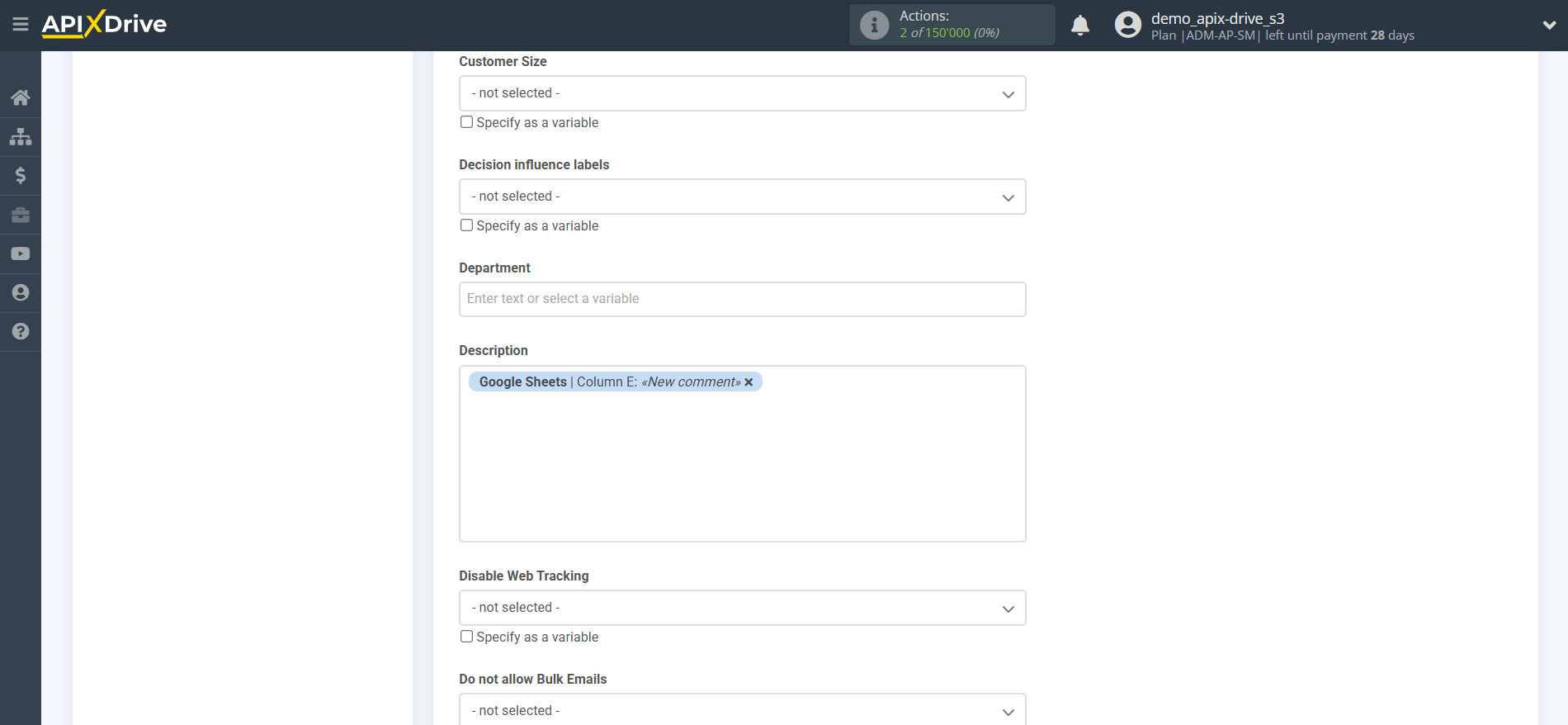 How to setup Microsoft Dynamics 365 Update Contact / Create Contact | Assigning Fields How to setup Microsoft Dynamics 365 Update Contact / Create Contact | Assigning Fields