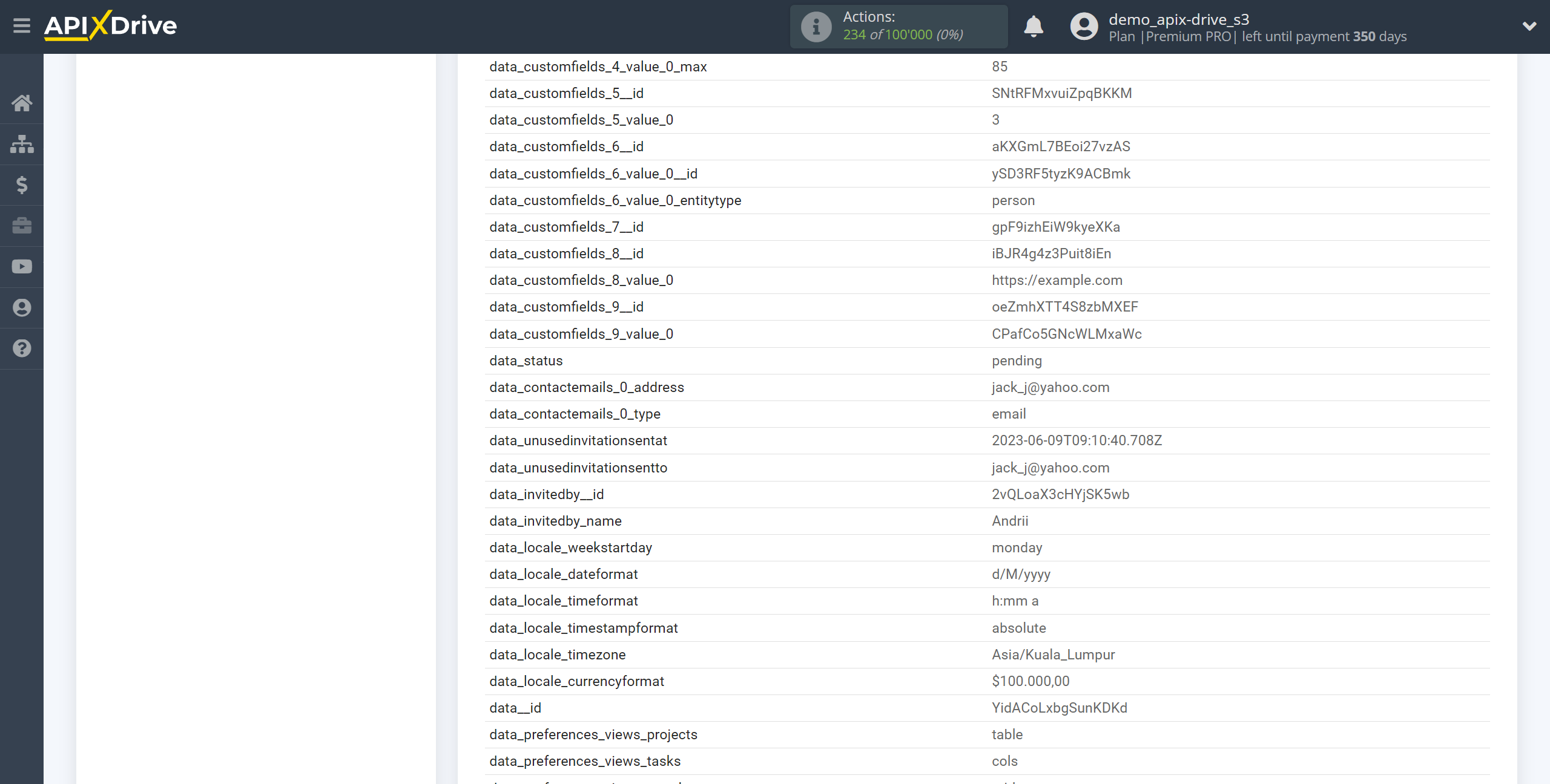 How to Connect Plutio as Data Source | Test data