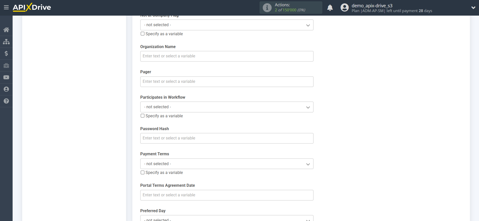 How to setup Microsoft Dynamics 365 Update Contact / Create Contact | Assigning Fields How to setup Microsoft Dynamics 365 Update Contact / Create Contact | Assigning Fields