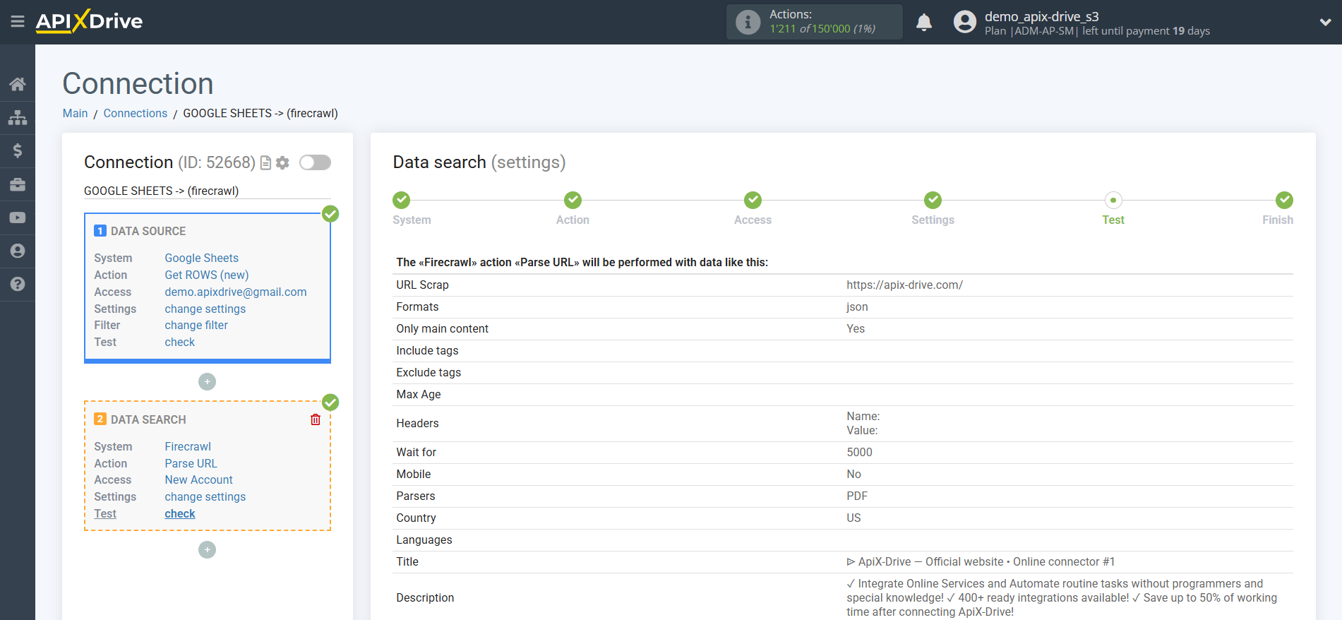 How to Connect Firecrawl as Data Search | Test data How to Connect Firecrawl as Data Search | Test data