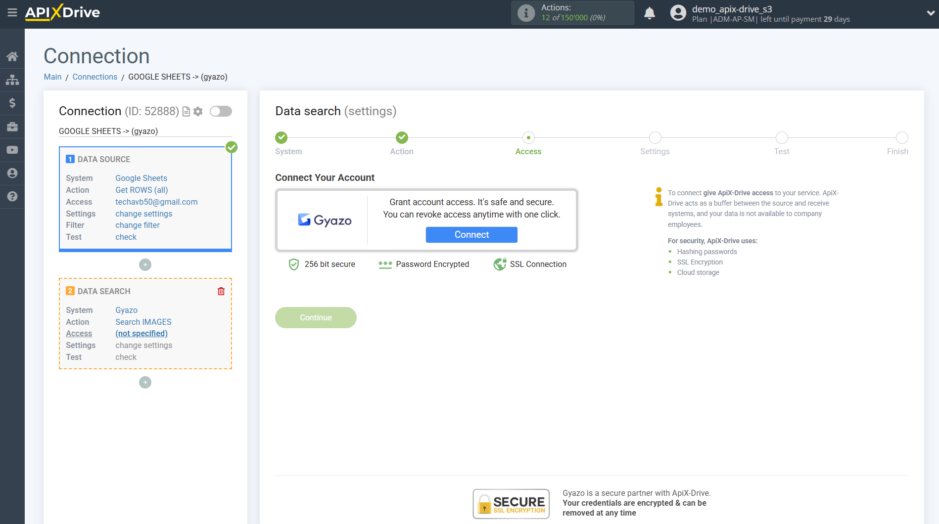 Setting up Gyazo IMAGES Search in Google Sheets | Connecting account Setting up Gyazo IMAGES Search in Google Sheets | Connecting account