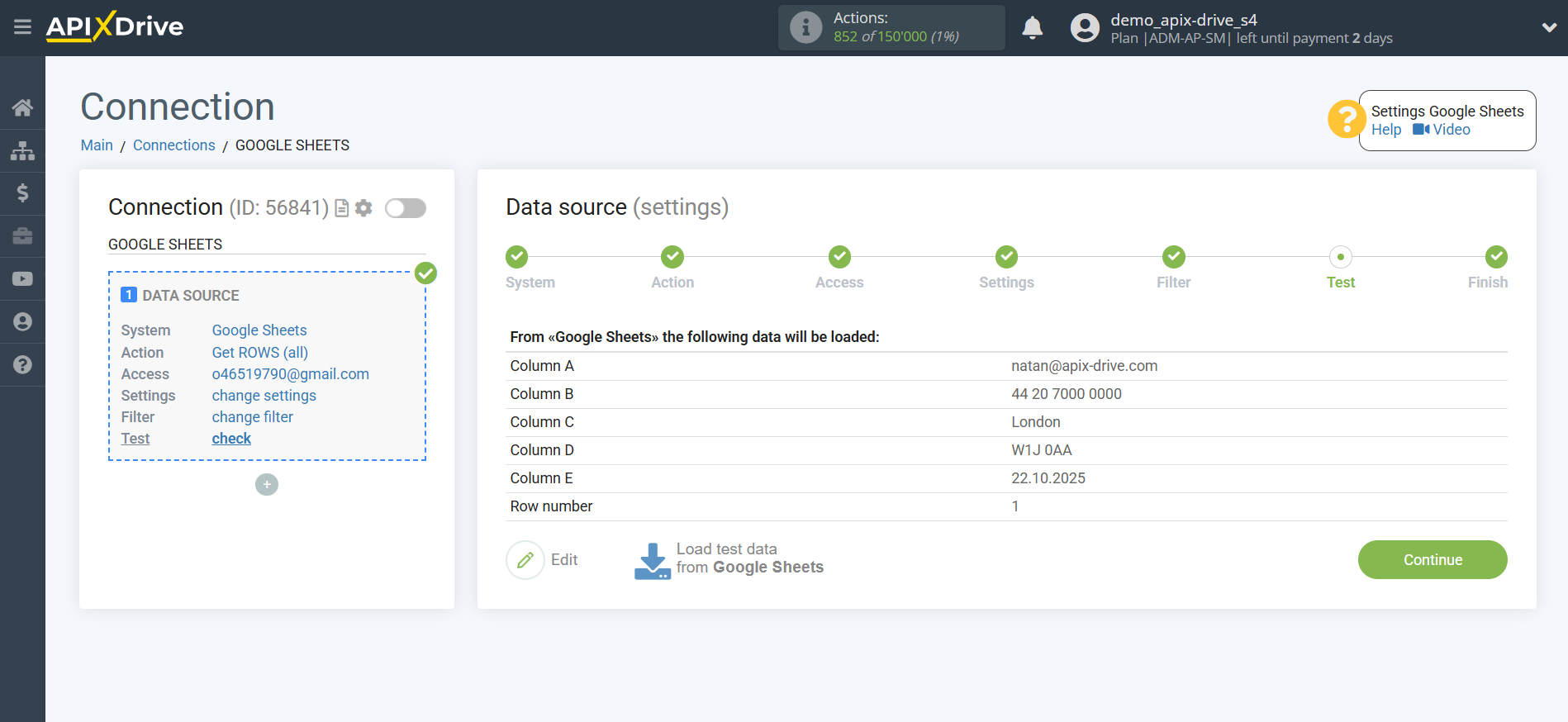 Setting up an ZeroBounce Item Search in Google Sheets | Test data Setting up an ZeroBounce Item Search in Google Sheets | Test data