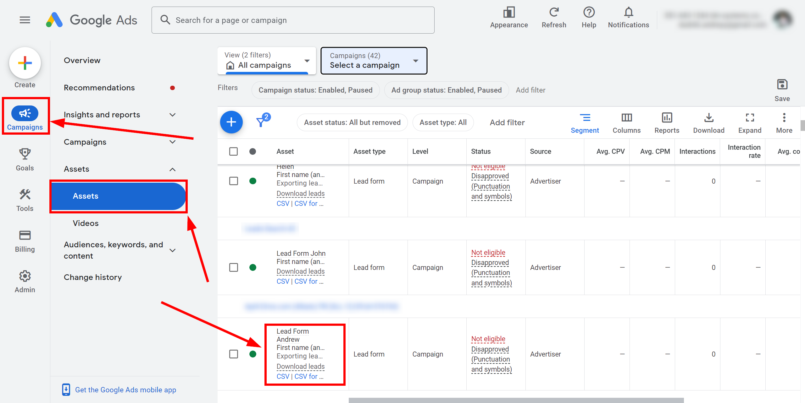 How to Connect Google Lead Form as Data Source | Settings Webhooks