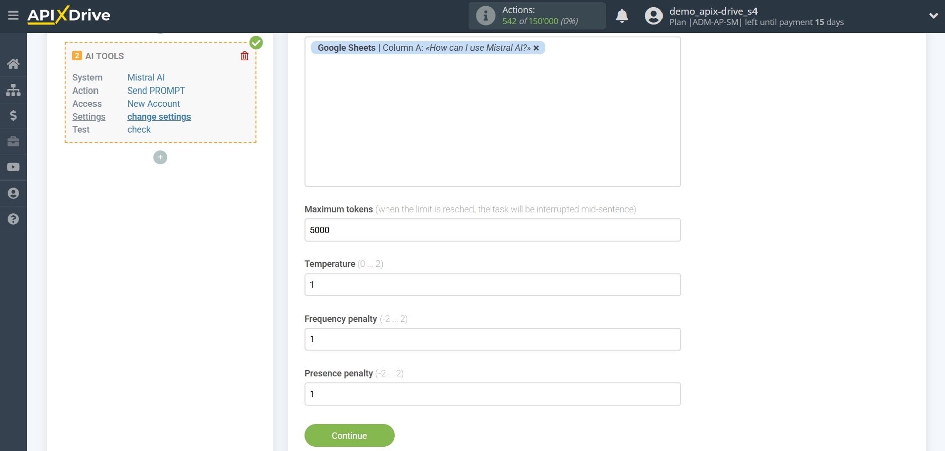 Setting up Mistral AI in Google Sheets | Setting up Mistral AI