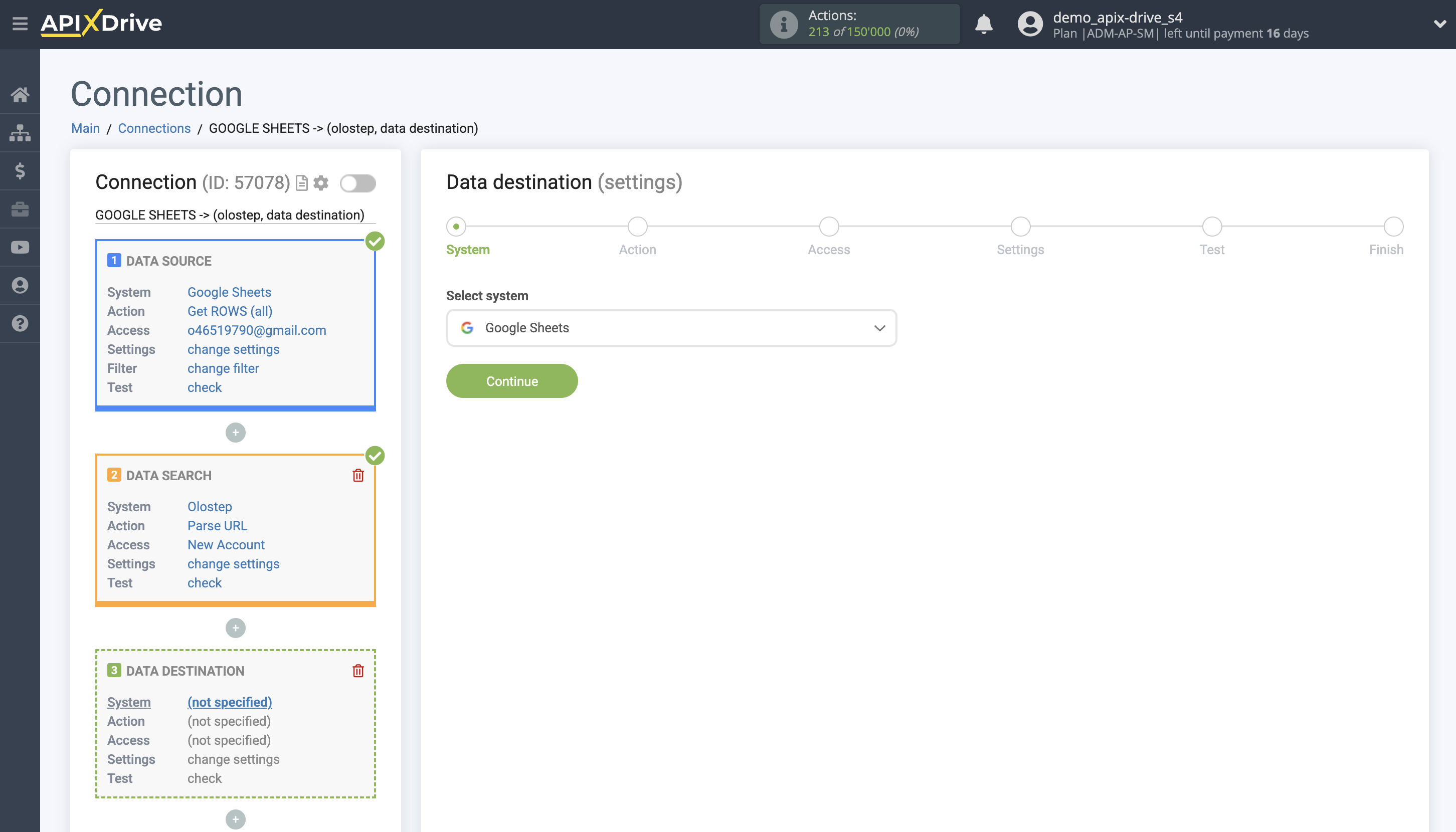 Setting up an Olostep Item Search in Google Sheets | System selection Setting up an Olostep Item Search in Google Sheets | System selection