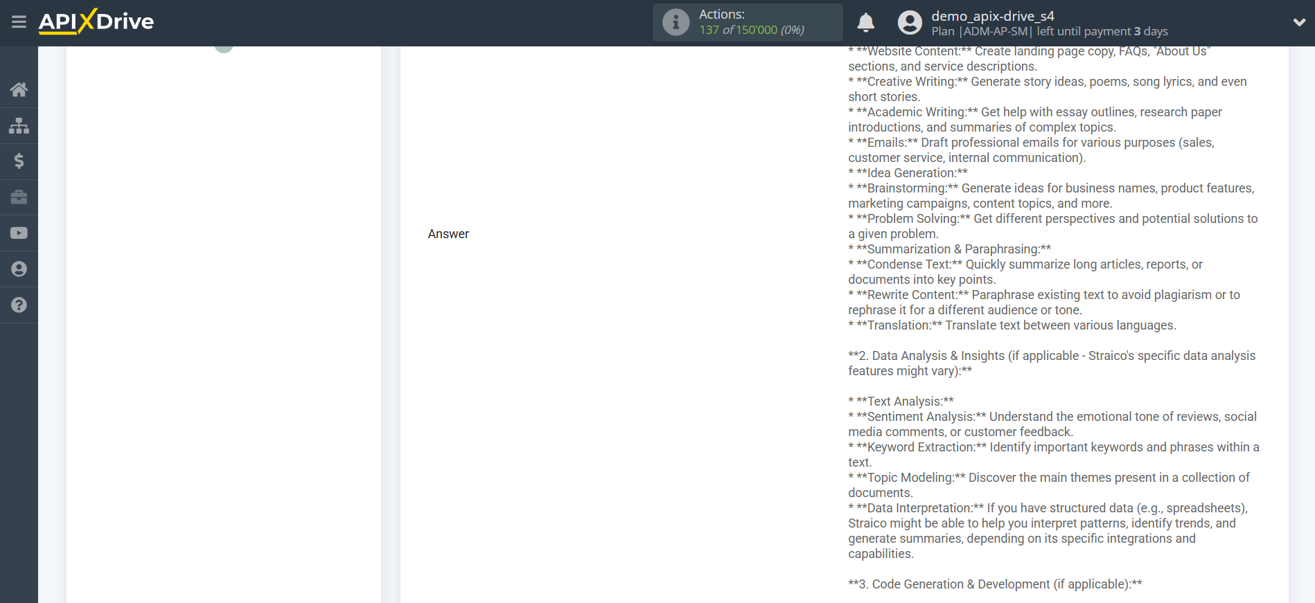 Setting up Straico in Google Sheets | Test Data Setting up Straico in Google Sheets | Test Data