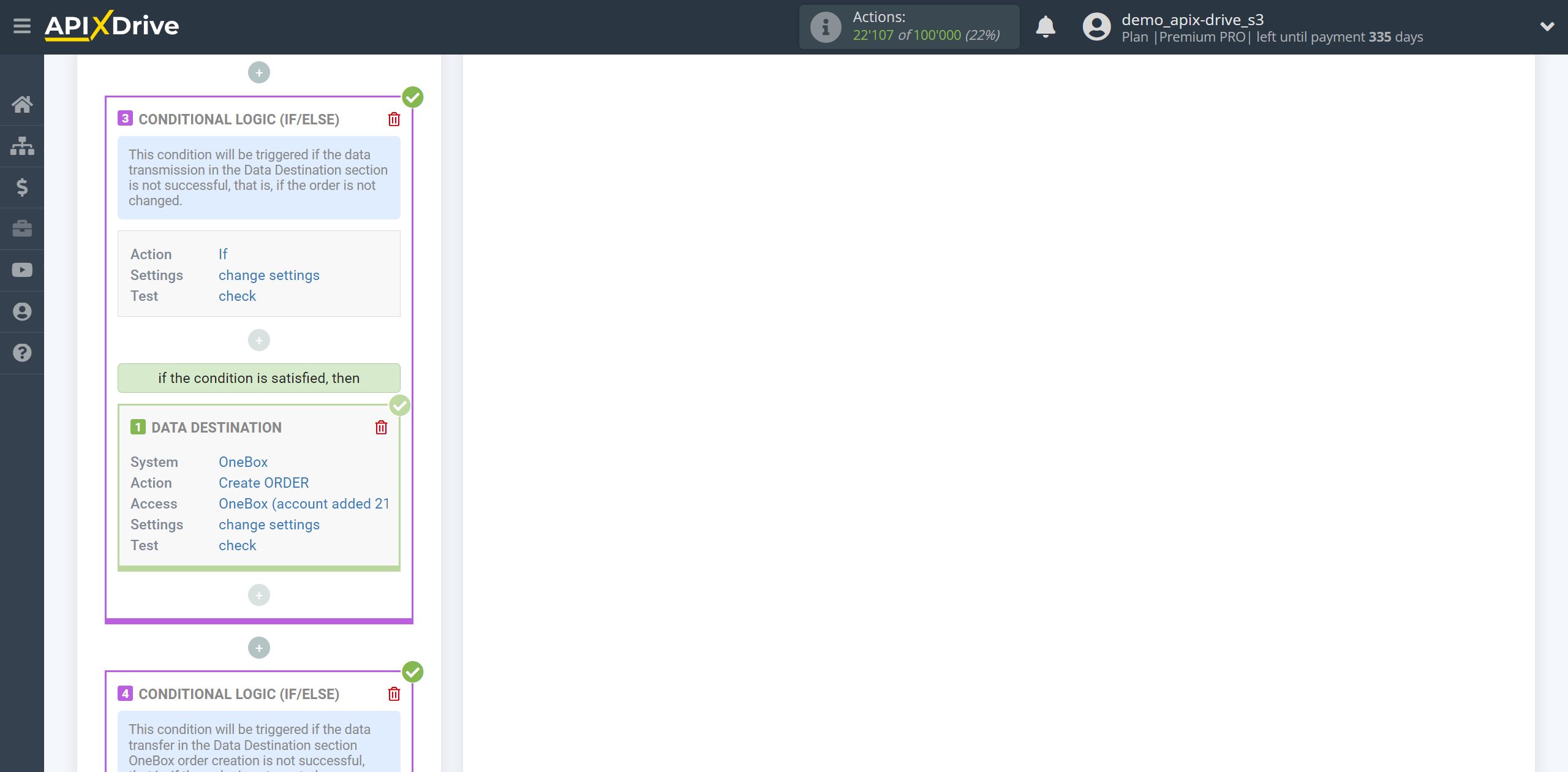 How to setup OneBox Change Order / Create Order | Test data