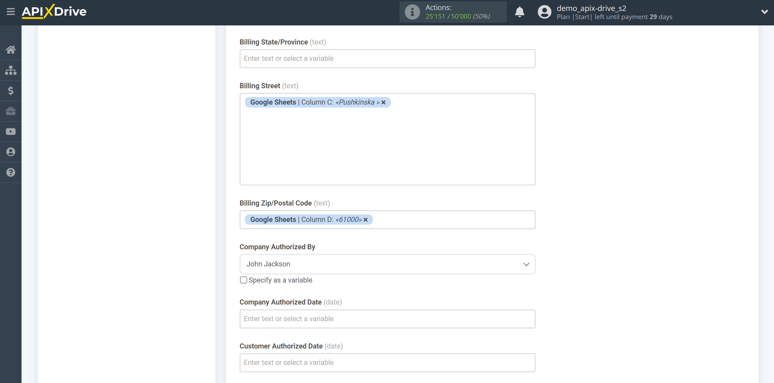 How to Connect Salesforce CRM as Data Destination | Assigning Fields
