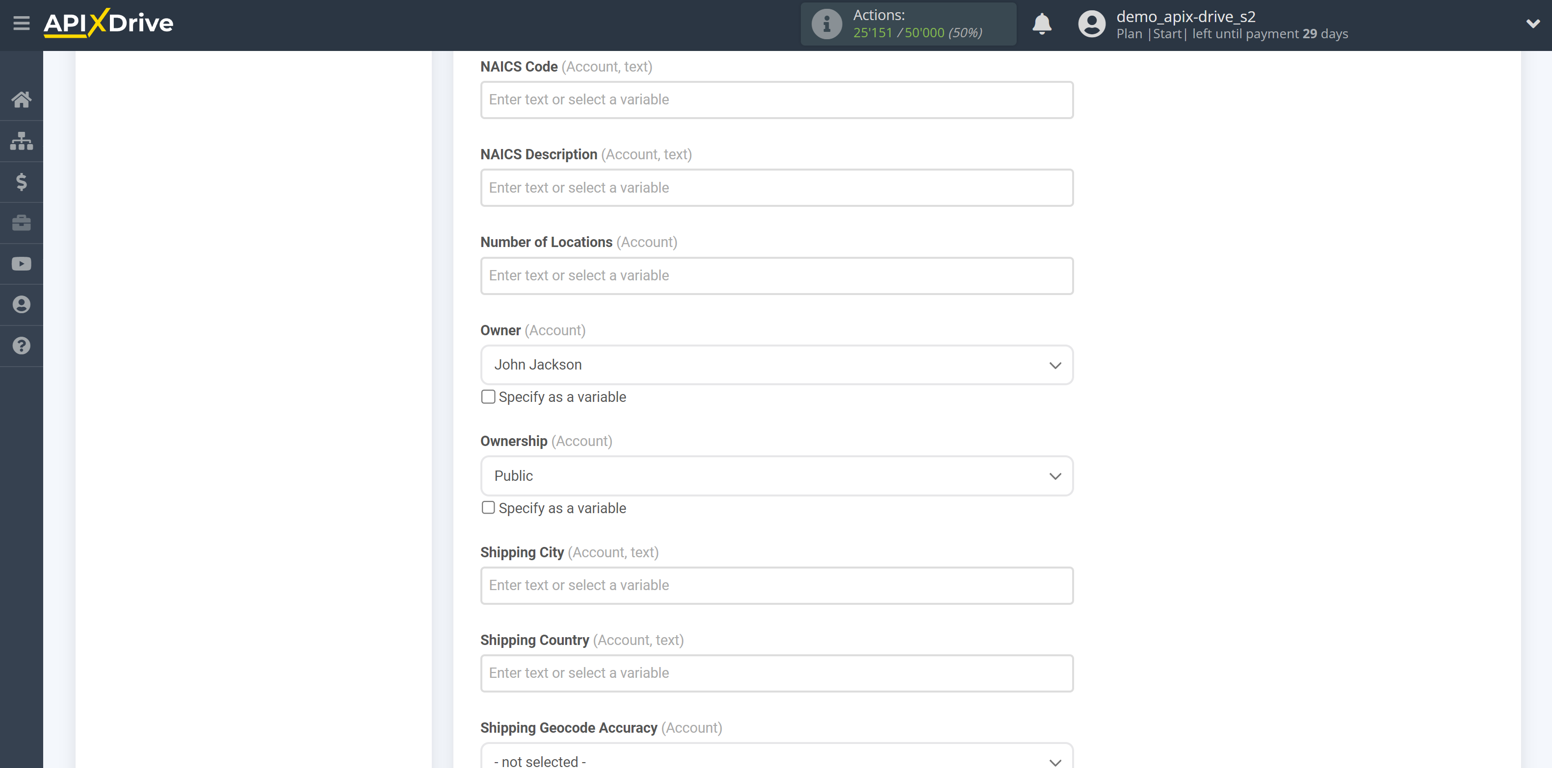 How to Connect Salesforce CRM as Data Destination | Assigning Fields