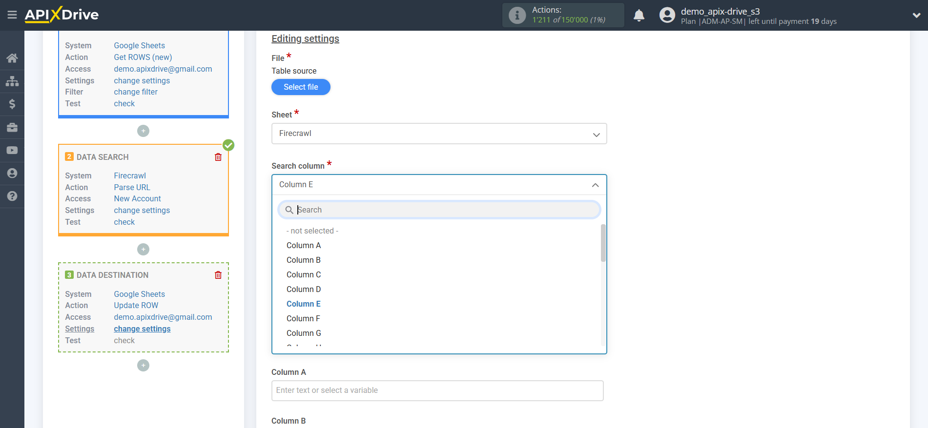 How to Connect Firecrawl as Data Search | Assigning fields How to Connect Firecrawl as Data Search | Assigning fields