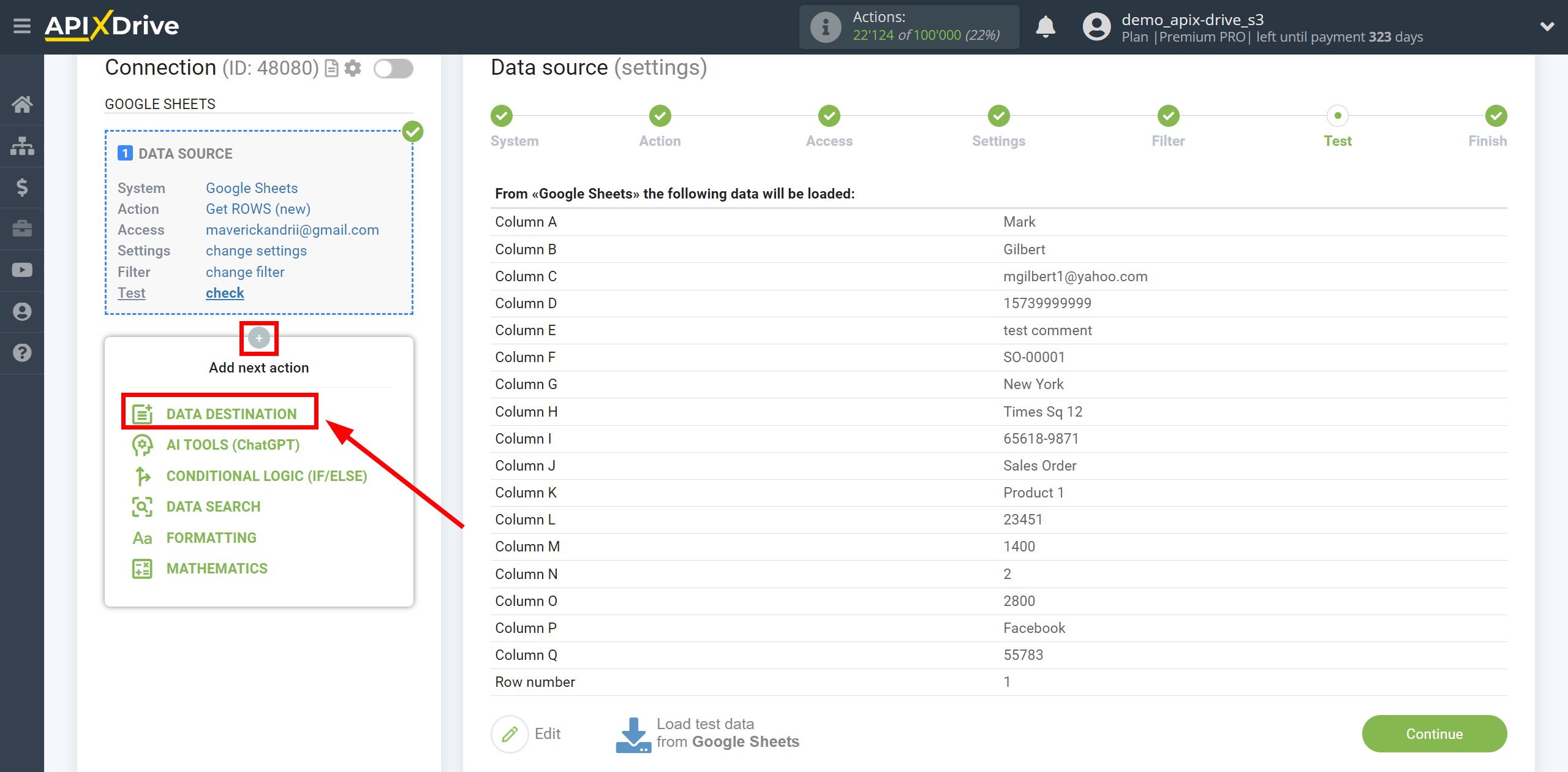 How to setup Zoho Inventory Change sales Order / Create sales Order | Start setting up Data Destination