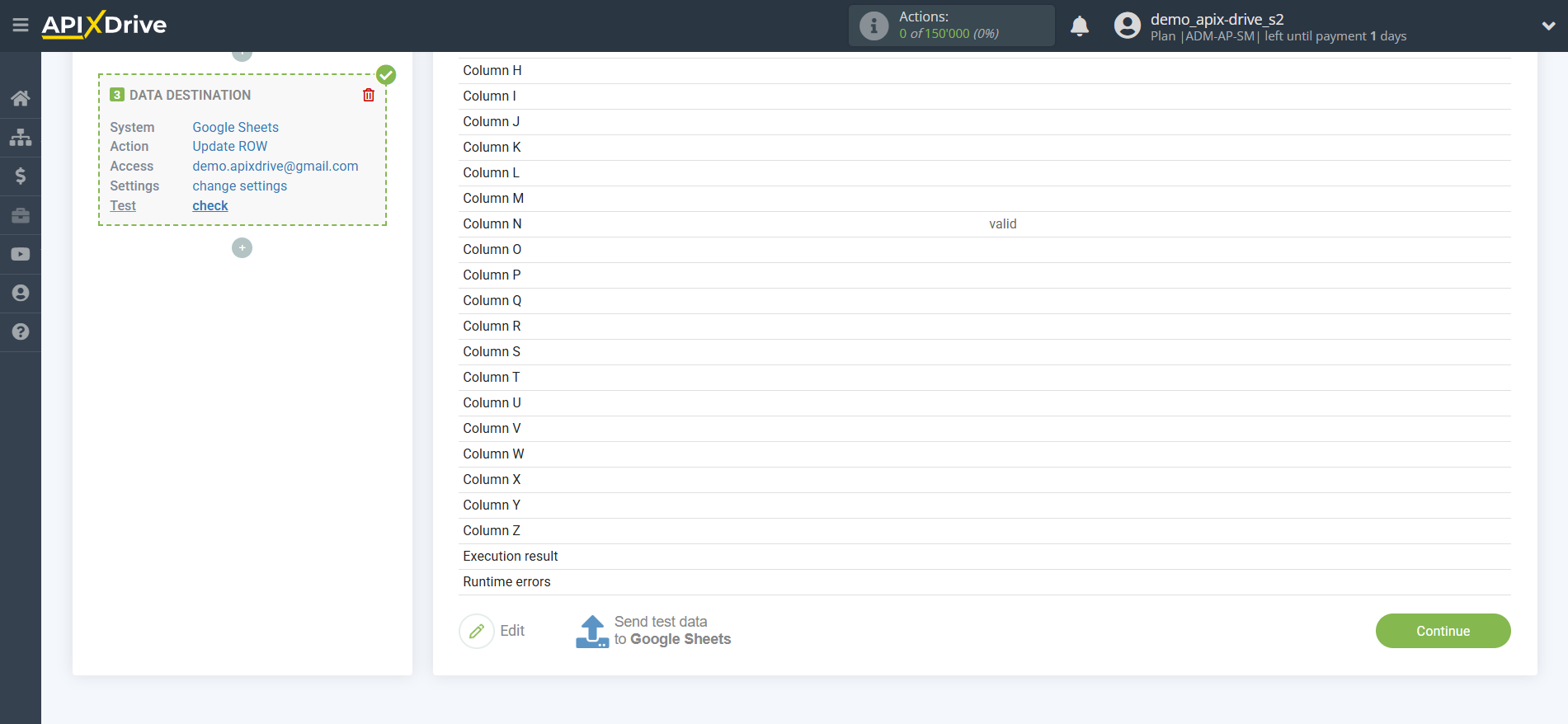 Setting Search to Verification EMAIL Hunter.io in Google Sheets | Test data Setting Search to Verification EMAIL Hunter.io in Google Sheets | Test data
