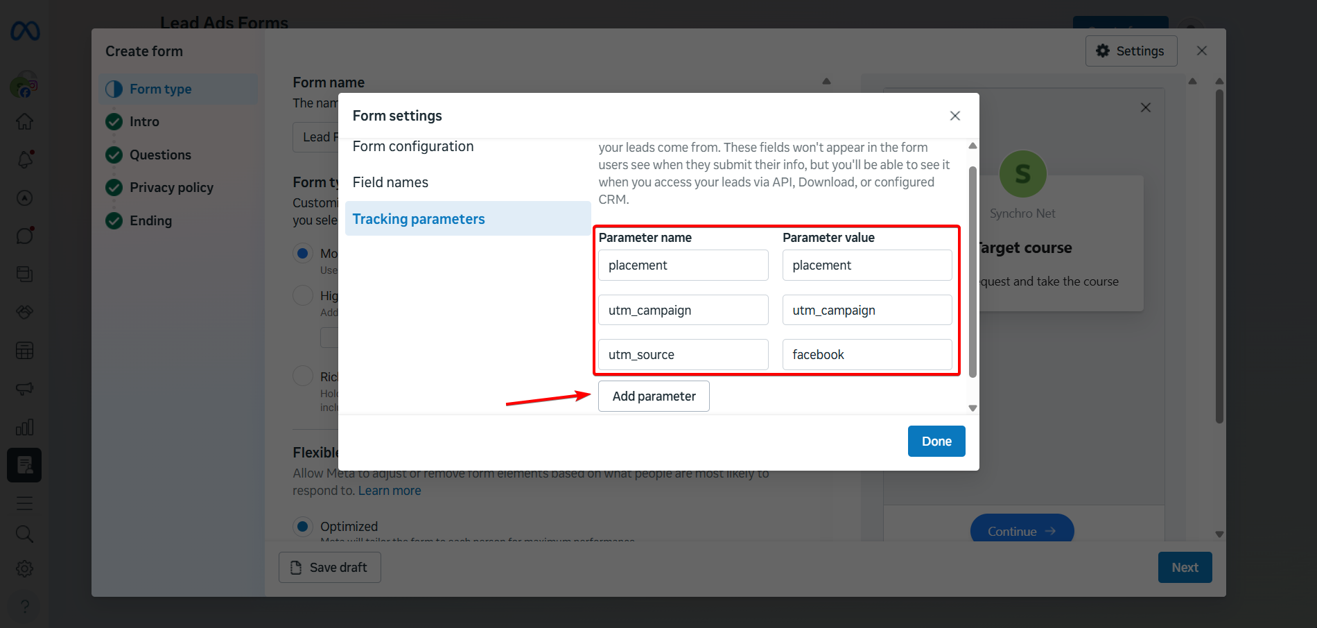 How to Connect Facebook as Data Source | Tracking parameter