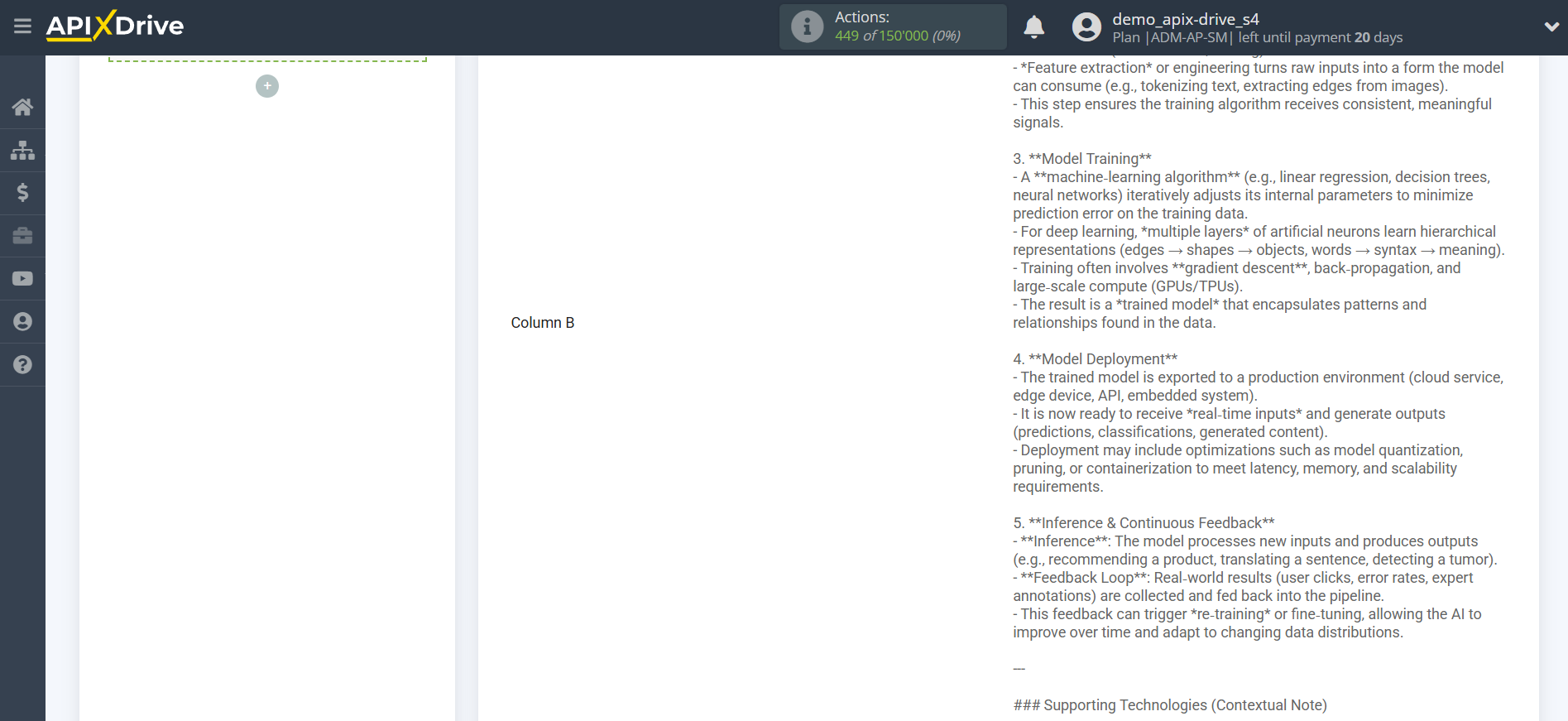 Setting up Groq in Google Sheets | Test data
