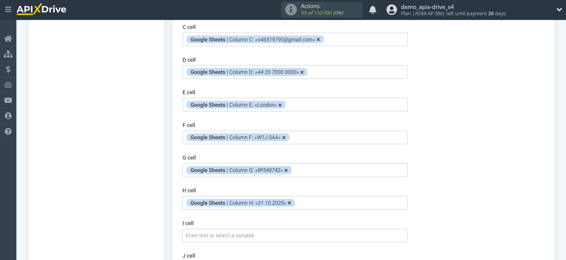 How to Connect Rows as Data Destination | Assigning fields How to Connect Rows as Data Destination | Assigning fields
