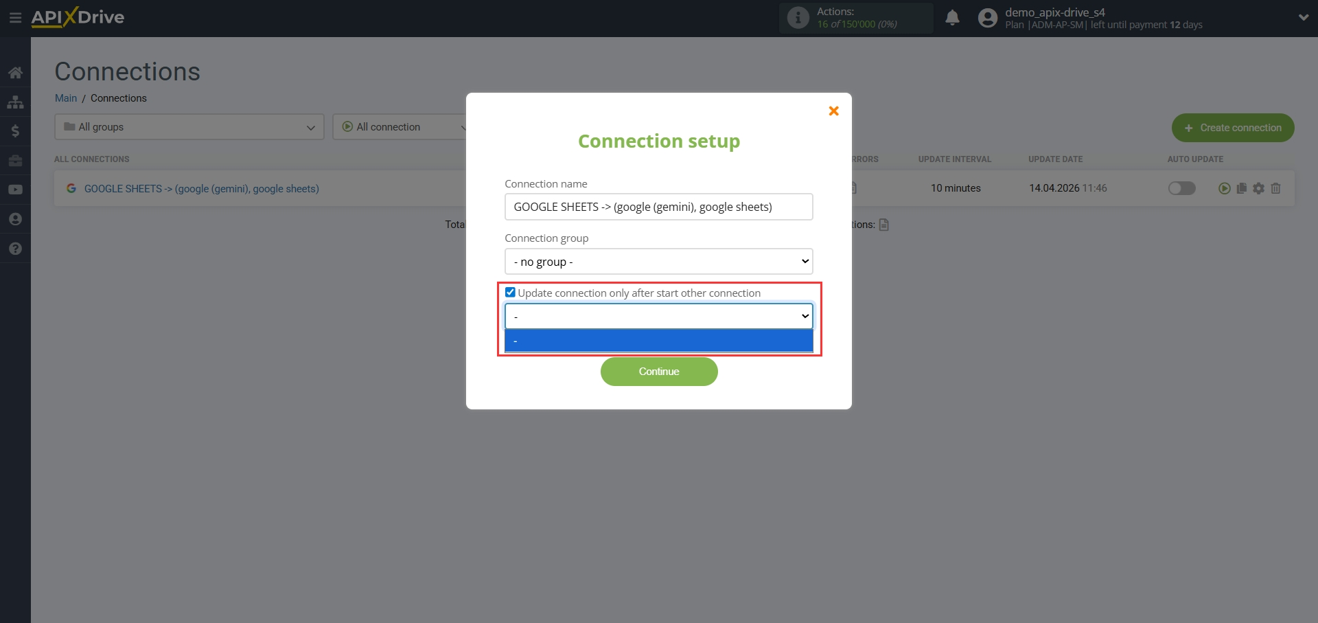 Setting up Gemini in Google Sheets | Update priority