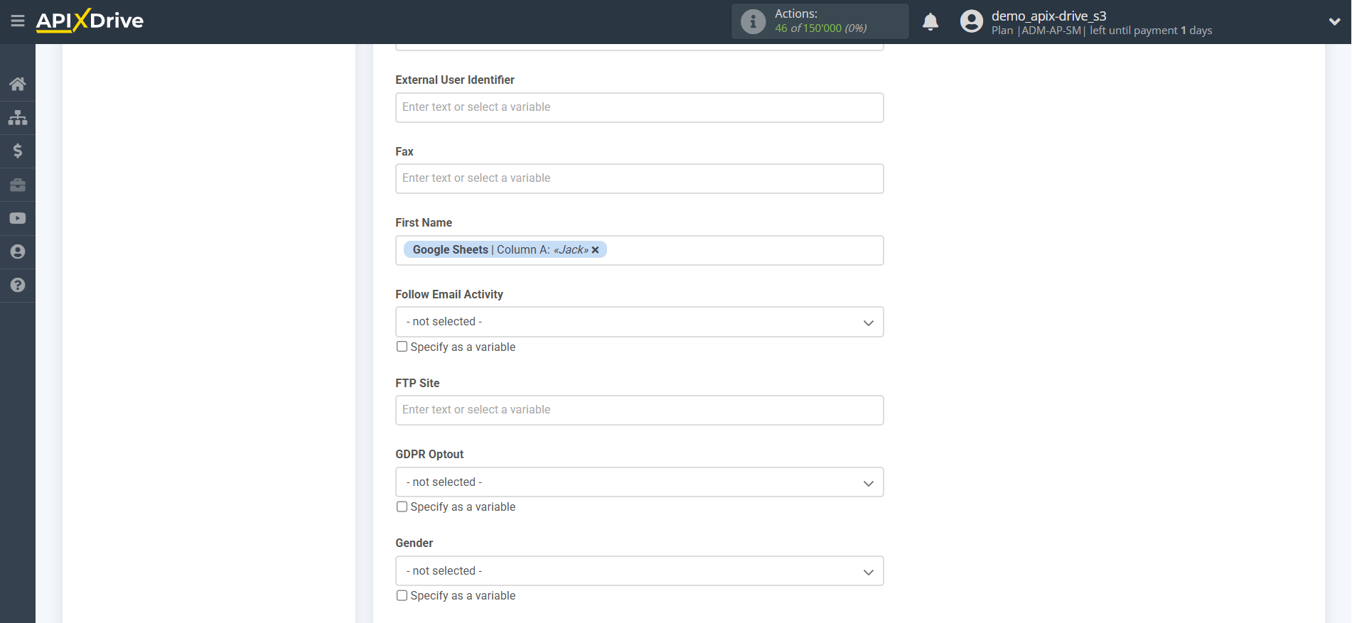 How to setup Microsoft Dynamics 365 Update Contact / Create Contact | Assigning Fields How to setup Microsoft Dynamics 365 Update Contact / Create Contact | Assigning Fields
