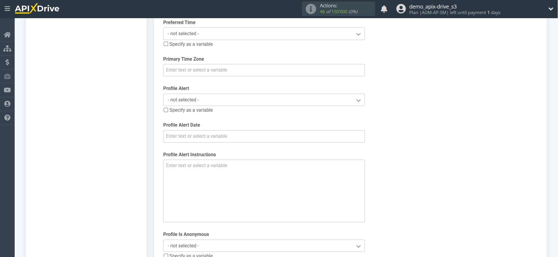 How to setup Microsoft Dynamics 365 Update Contact / Create Contact | Assigning Fields How to setup Microsoft Dynamics 365 Update Contact / Create Contact | Assigning Fields