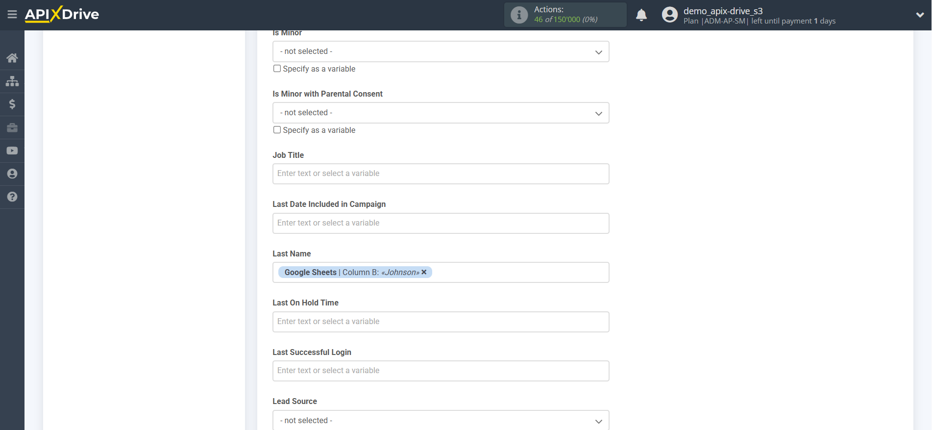 How to setup Microsoft Dynamics 365 Update Contact / Create Contact | Assigning Fields How to setup Microsoft Dynamics 365 Update Contact / Create Contact | Assigning Fields