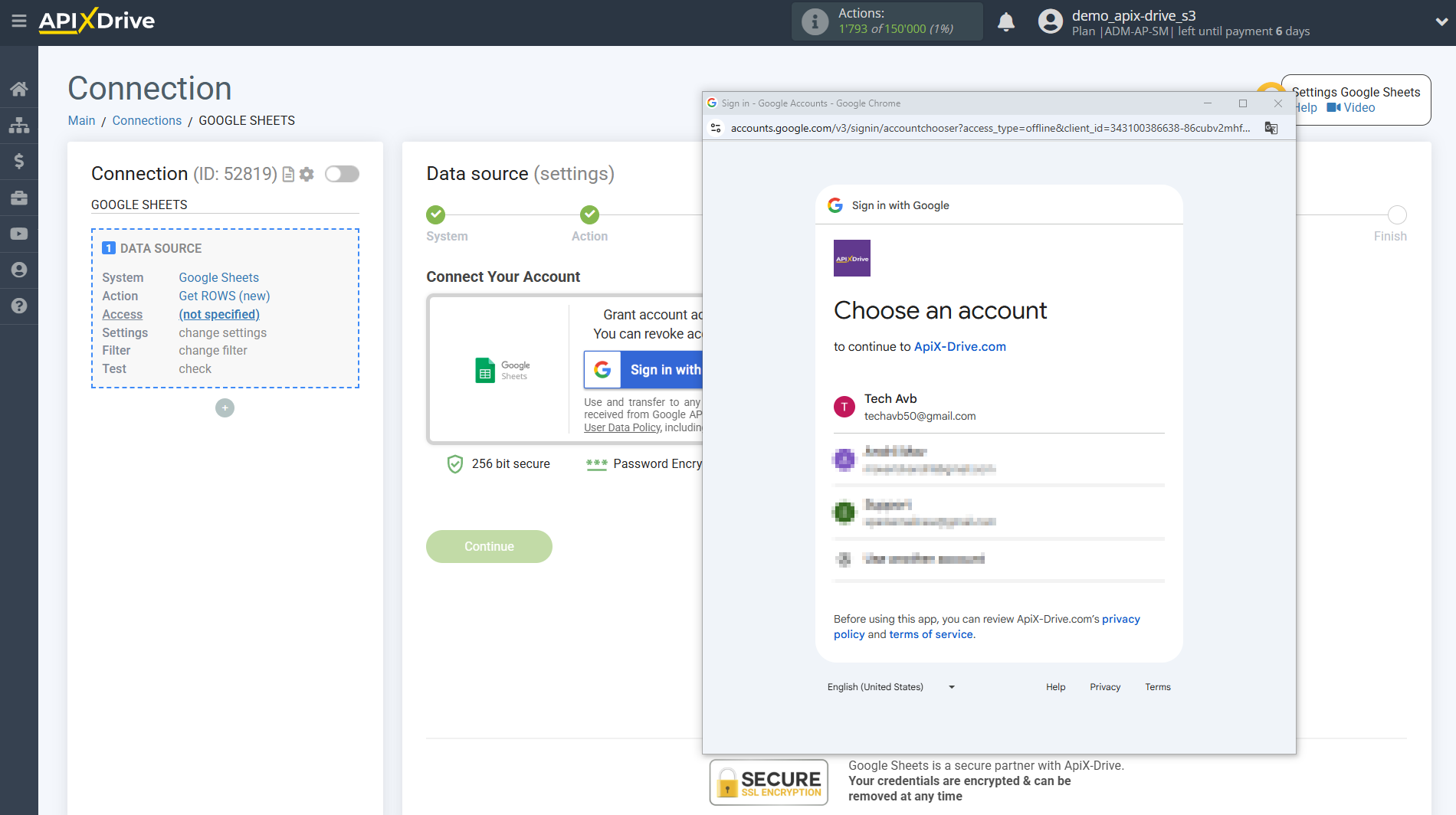 Setting up Grok in Google Sheets | Connecting account