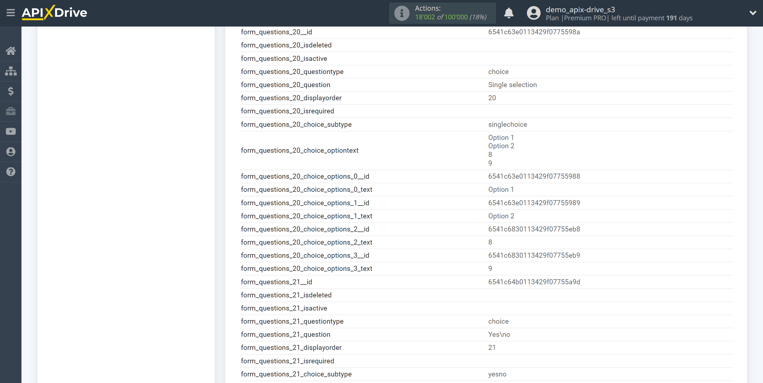 How to Connect forms.app as Data Source | Test data