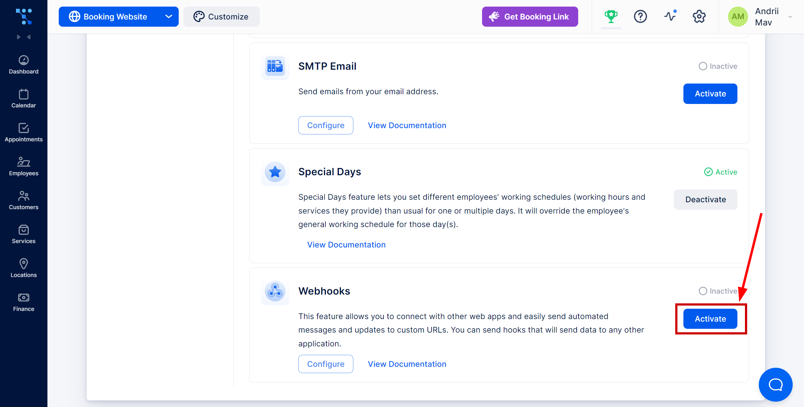 How to Connect Trafft as Data Source  | Webhook activation