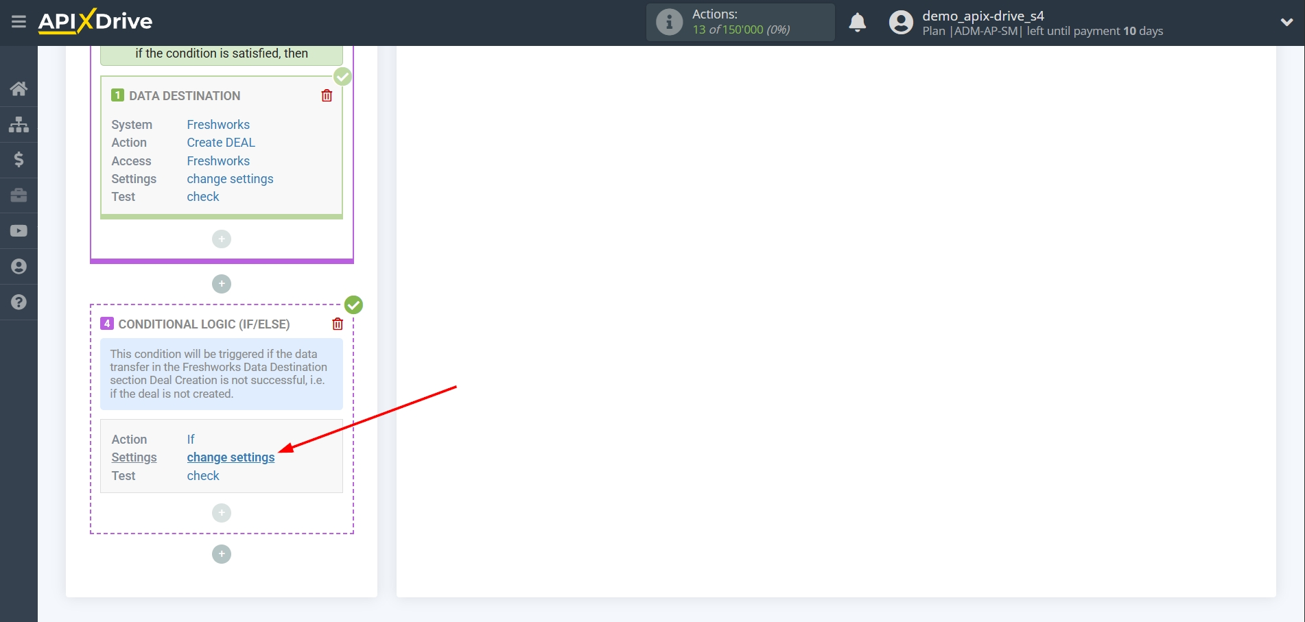 How to setup&nbsp;Freshworks Update Deal / Create Deal | Assigning Fields