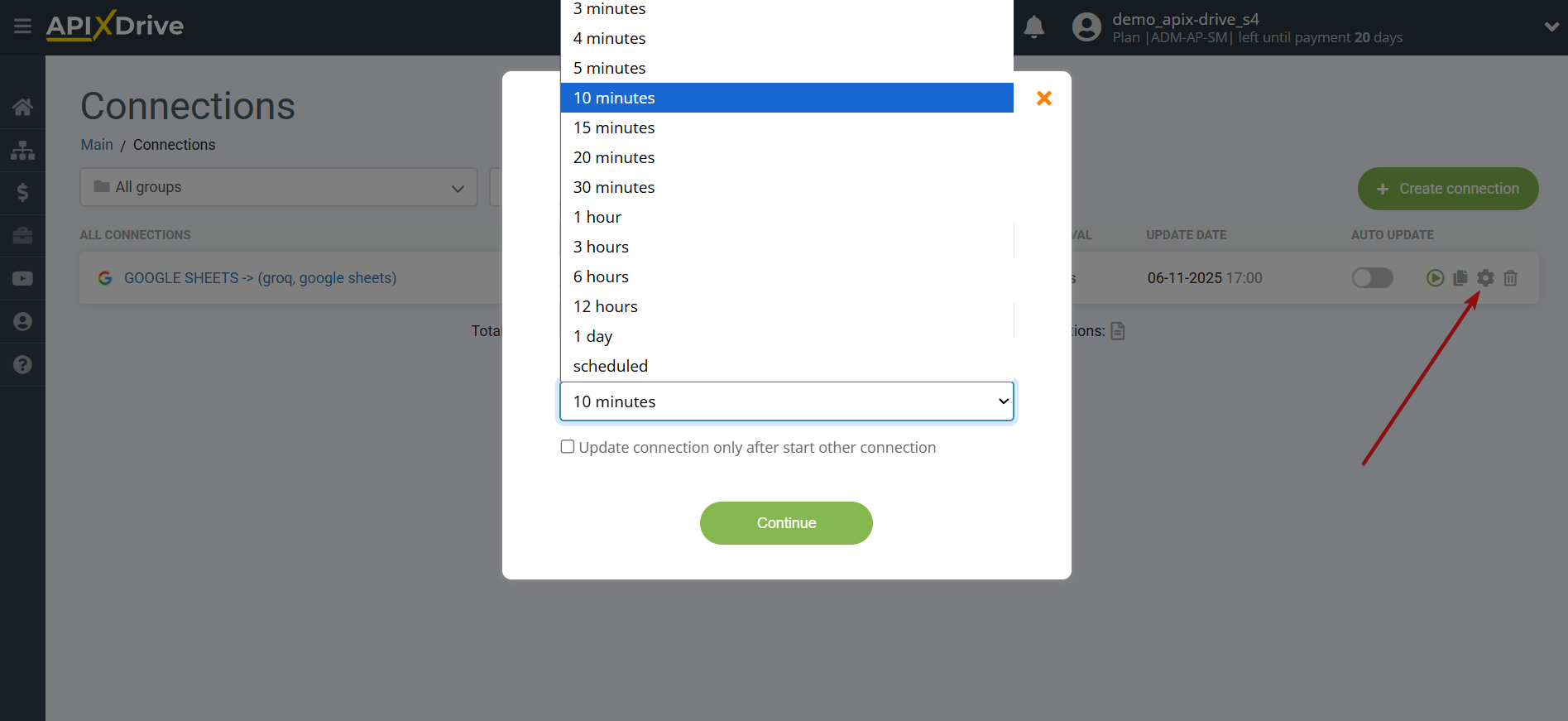 Setting up Groq in Google Sheets | Update interval