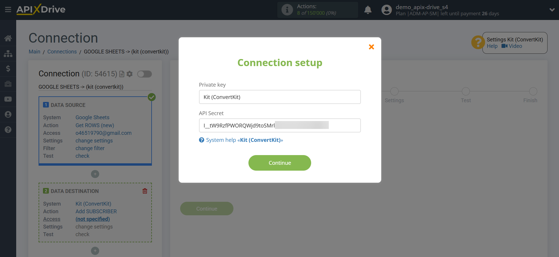 How to Connect Kit (ConvertKit) as Data Destination | Account connection How to Connect Kit (ConvertKit) as Data Destination | Account connection