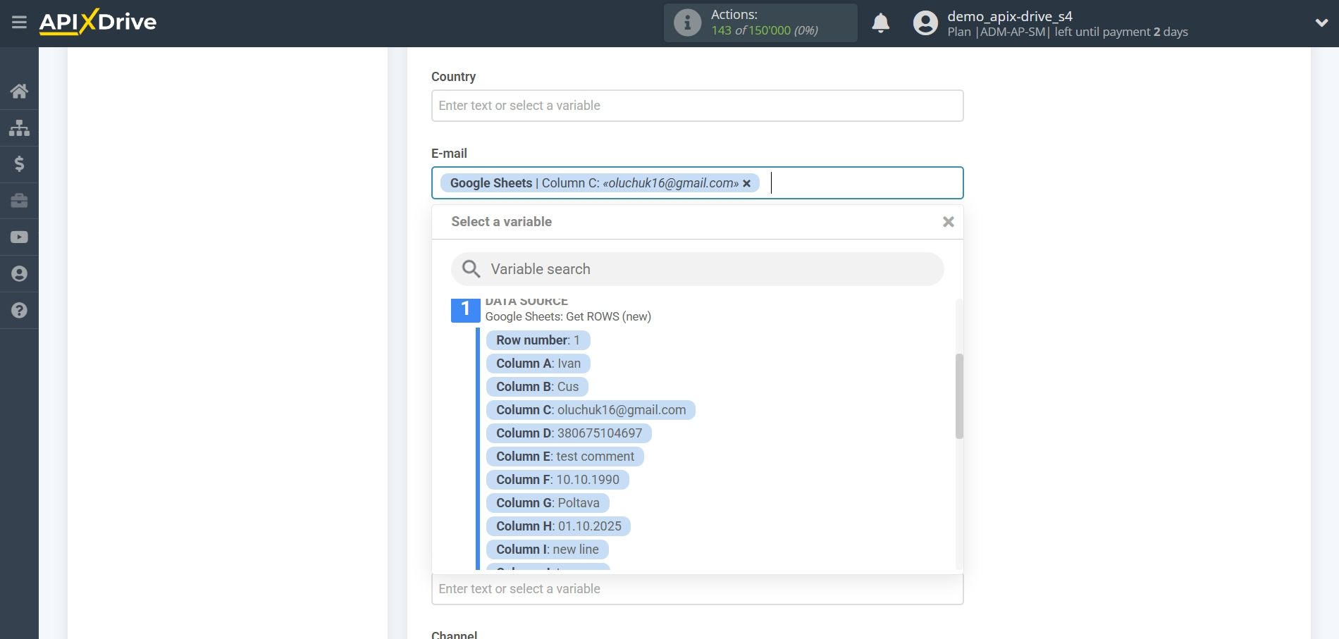 How to Connect Creatio  as Data Destination | Assigning Fields How to Connect Creatio  as Data Destination | Assigning Fields
