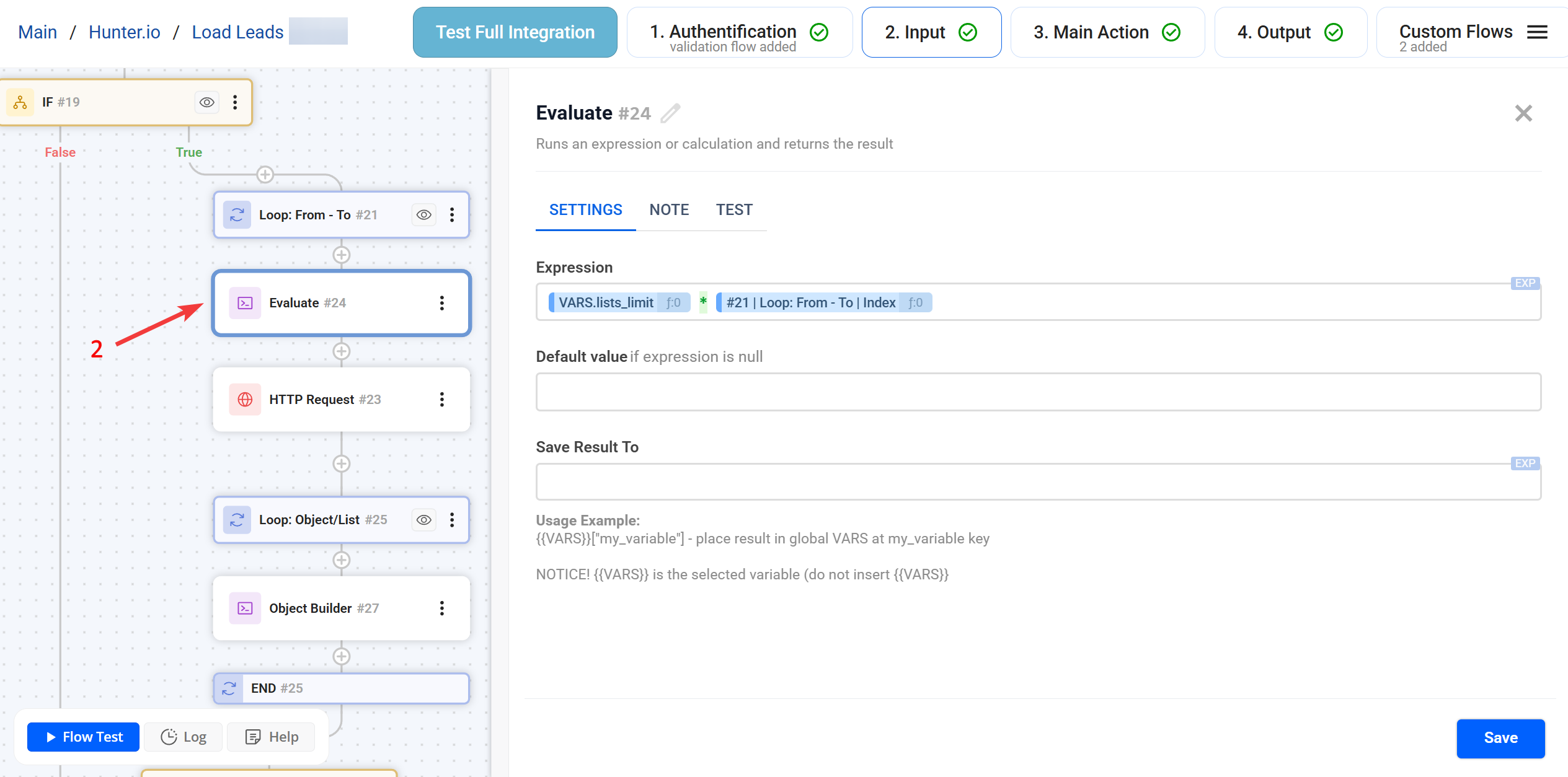 Loop (From - To) | Приклад Loop + Evaluate + HTTP Request