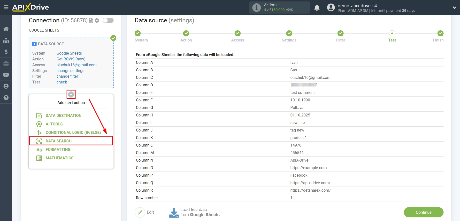 Setting Search to Verification Email Apollo.io in Google Sheets | Add data Search Setting Search to Verification Email Apollo.io in Google Sheets | Add data Search