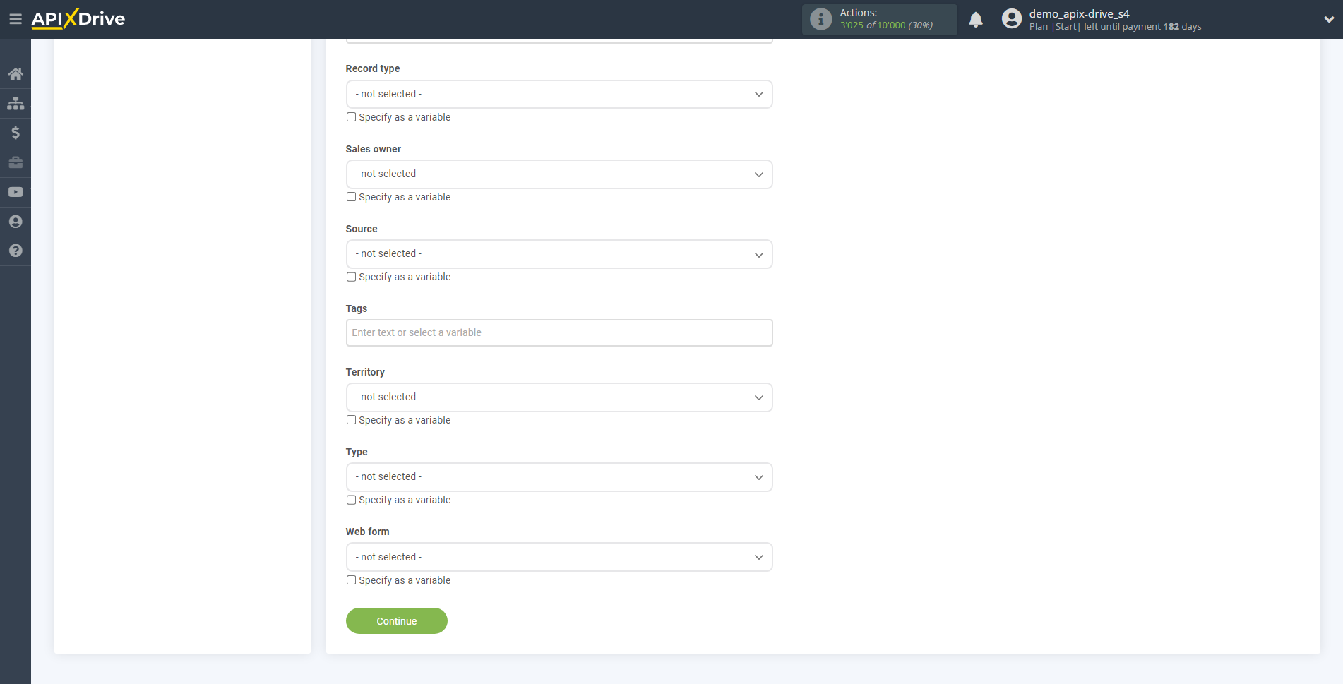 How to Connect Freshworks as Data Destination | Assigning Fields