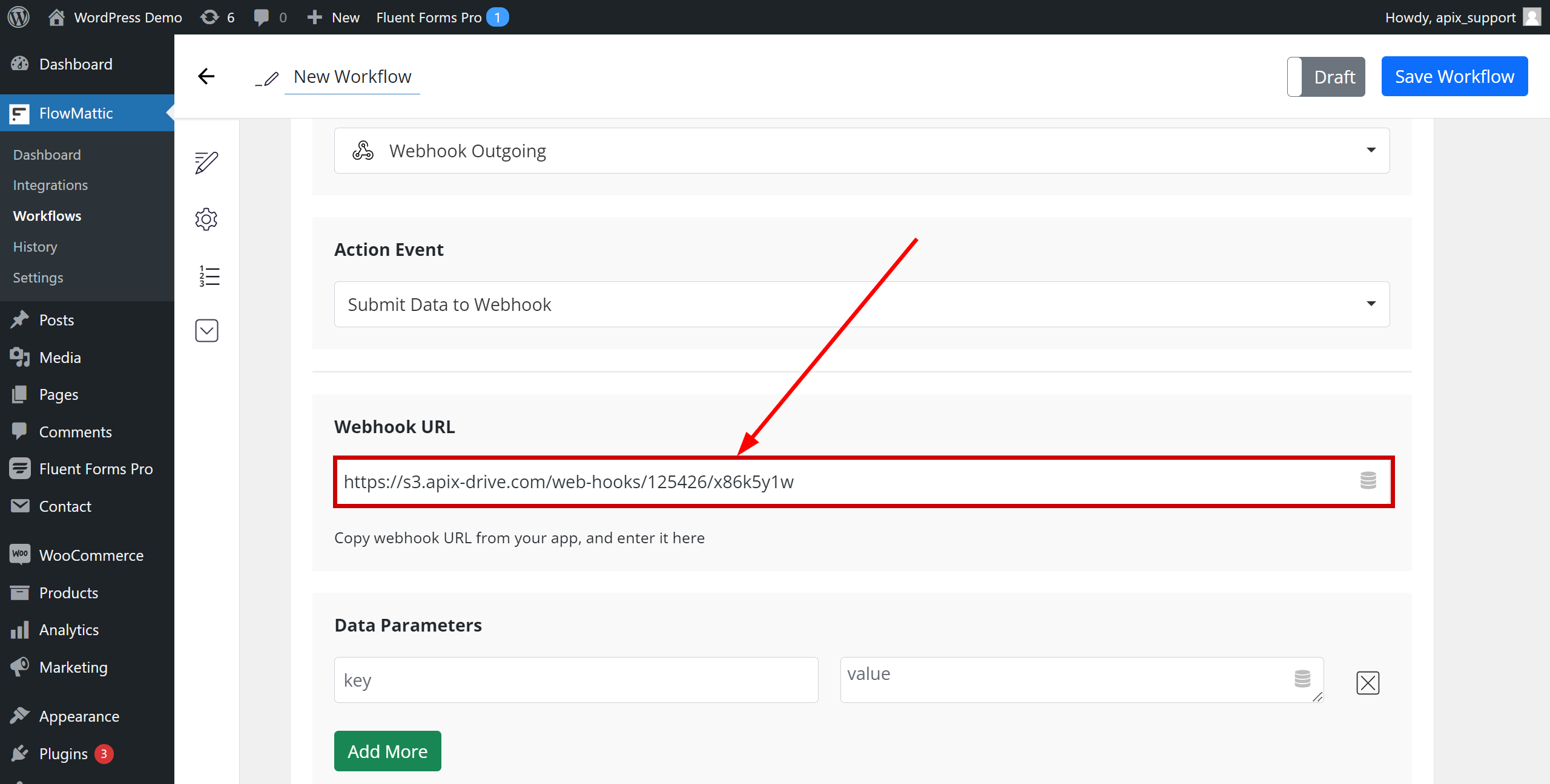 How to Connect FlowMattic as Data Source | Webhook Setup