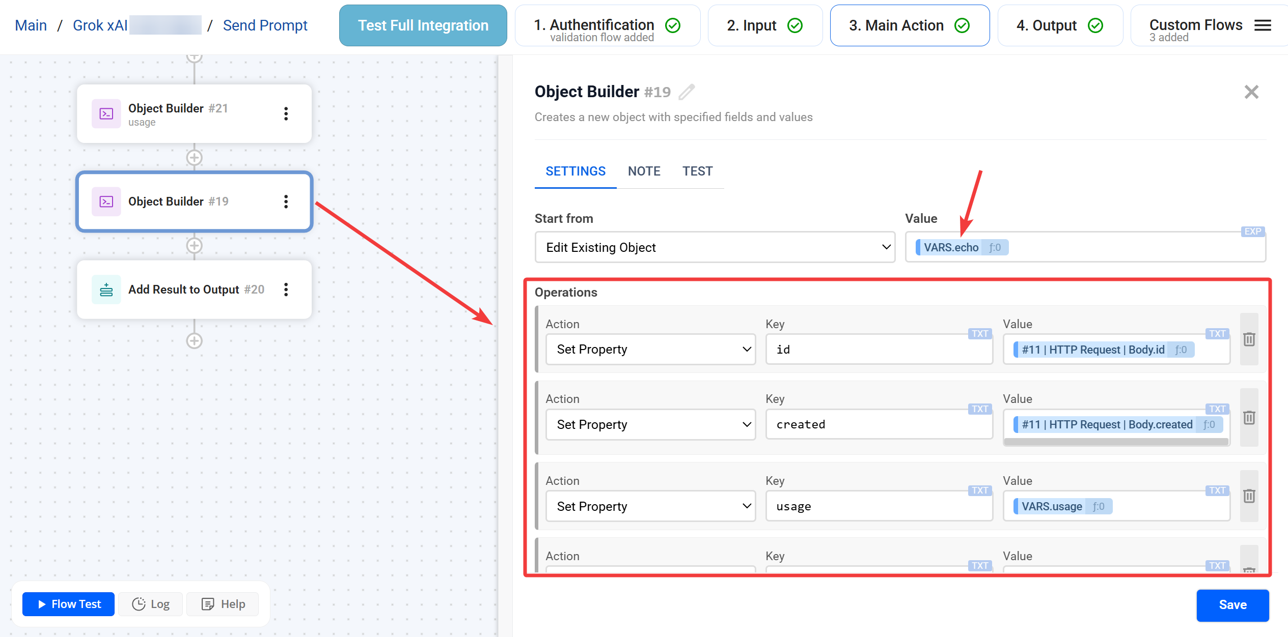Add Result to Output | Приклад використання Object Builder + Add Result to Output Add Result to Output | Приклад використання Object Builder + Add Result to Output