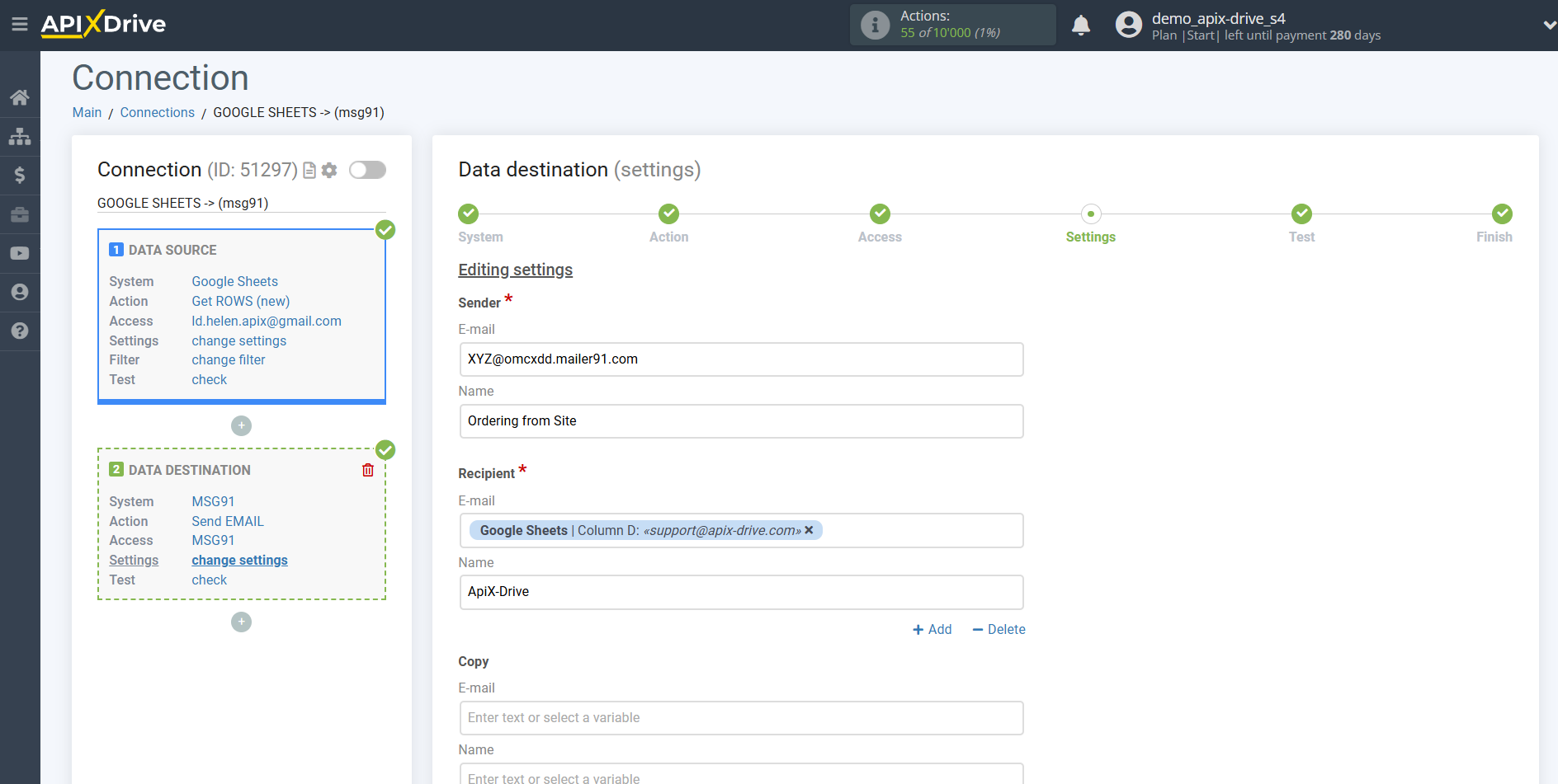 How to Connect MSG91 as Data Destination | Assigning fields