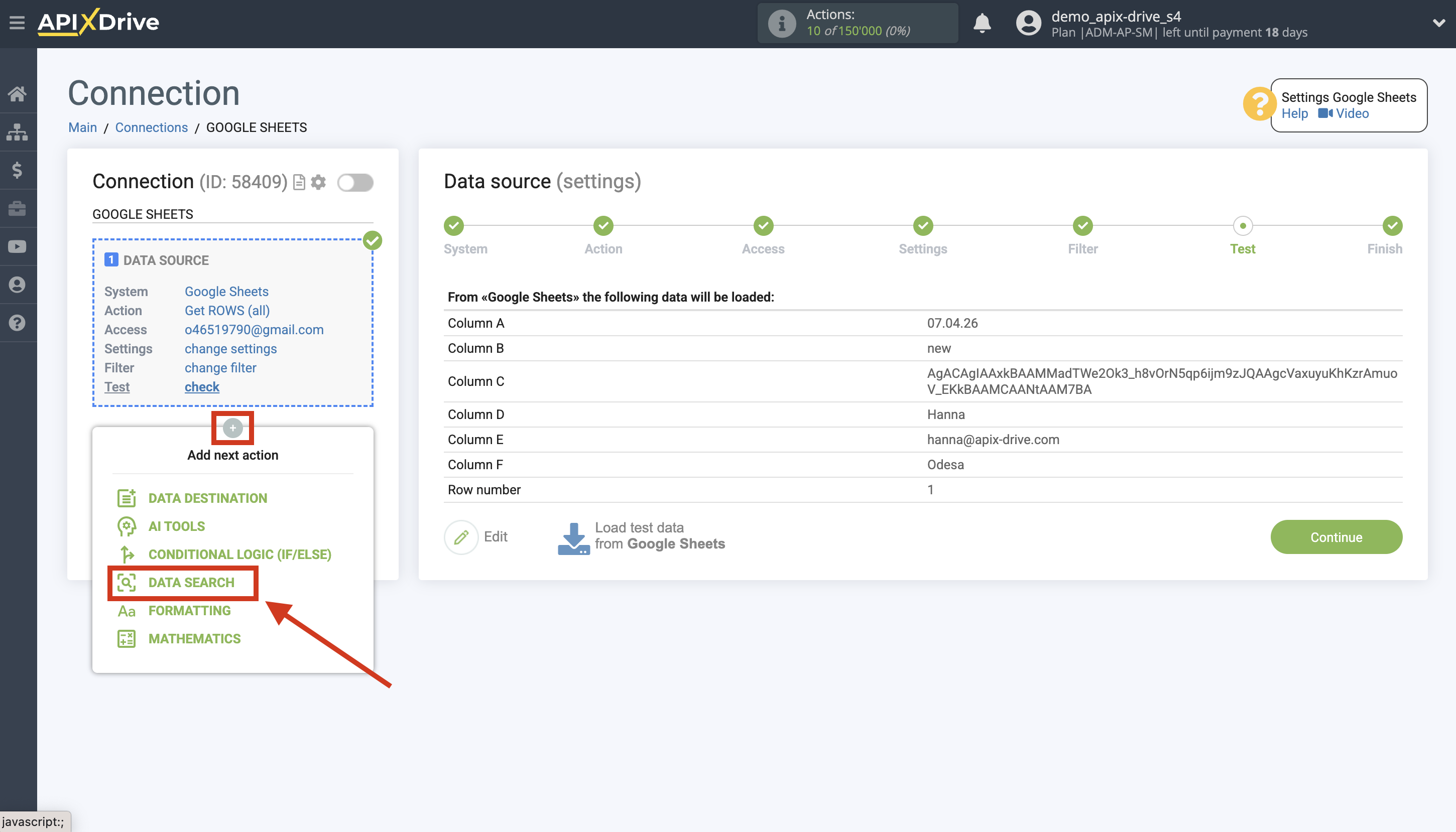 Telegram File Upload Settings to Dropbox | Add data Search