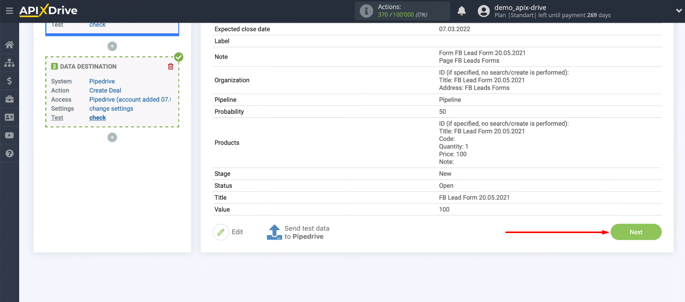 How to set up Facebook and Pipedrive integration