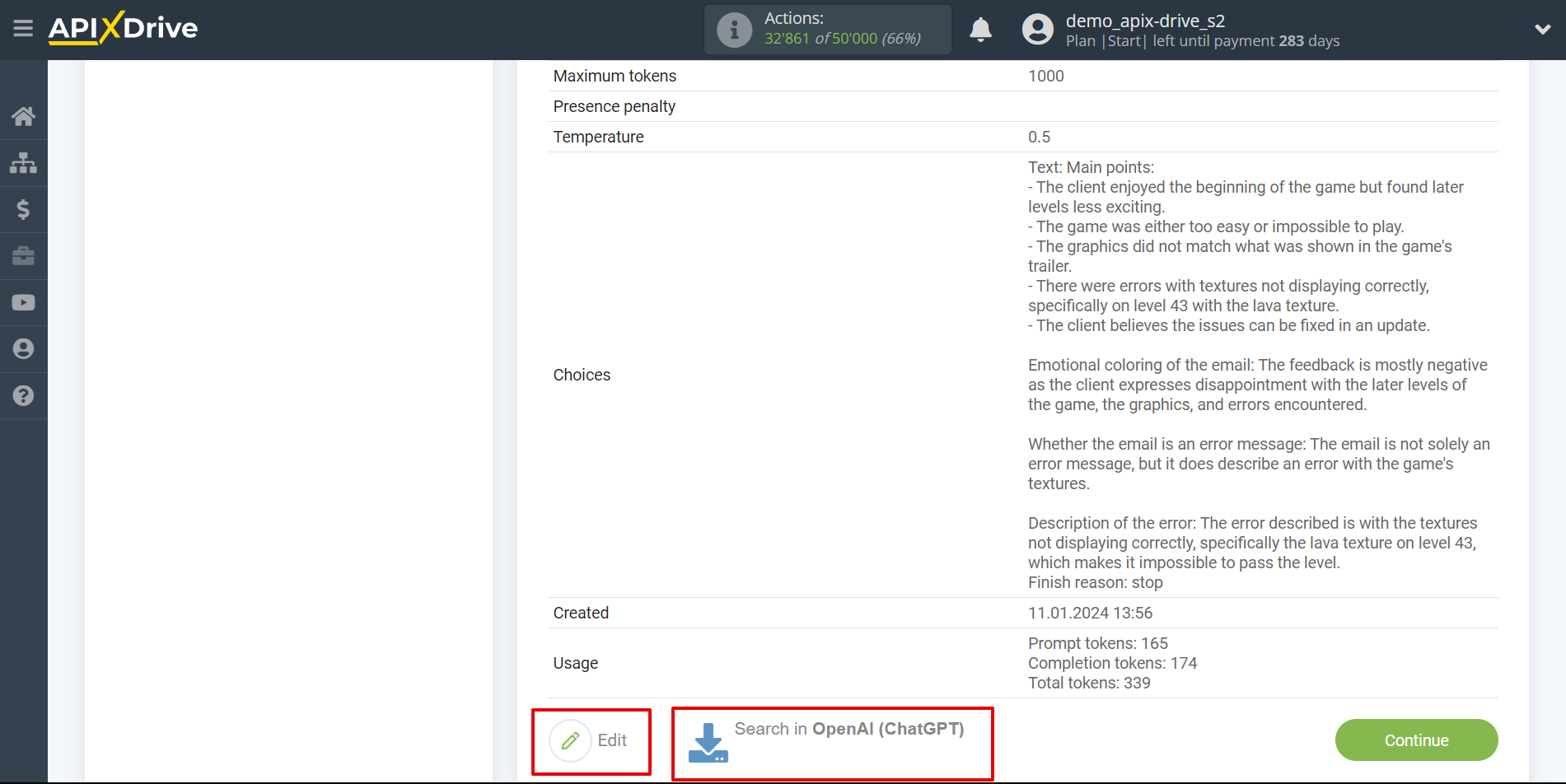 Setting up analyze emails with OpenAI (ChatGPT) | Test data