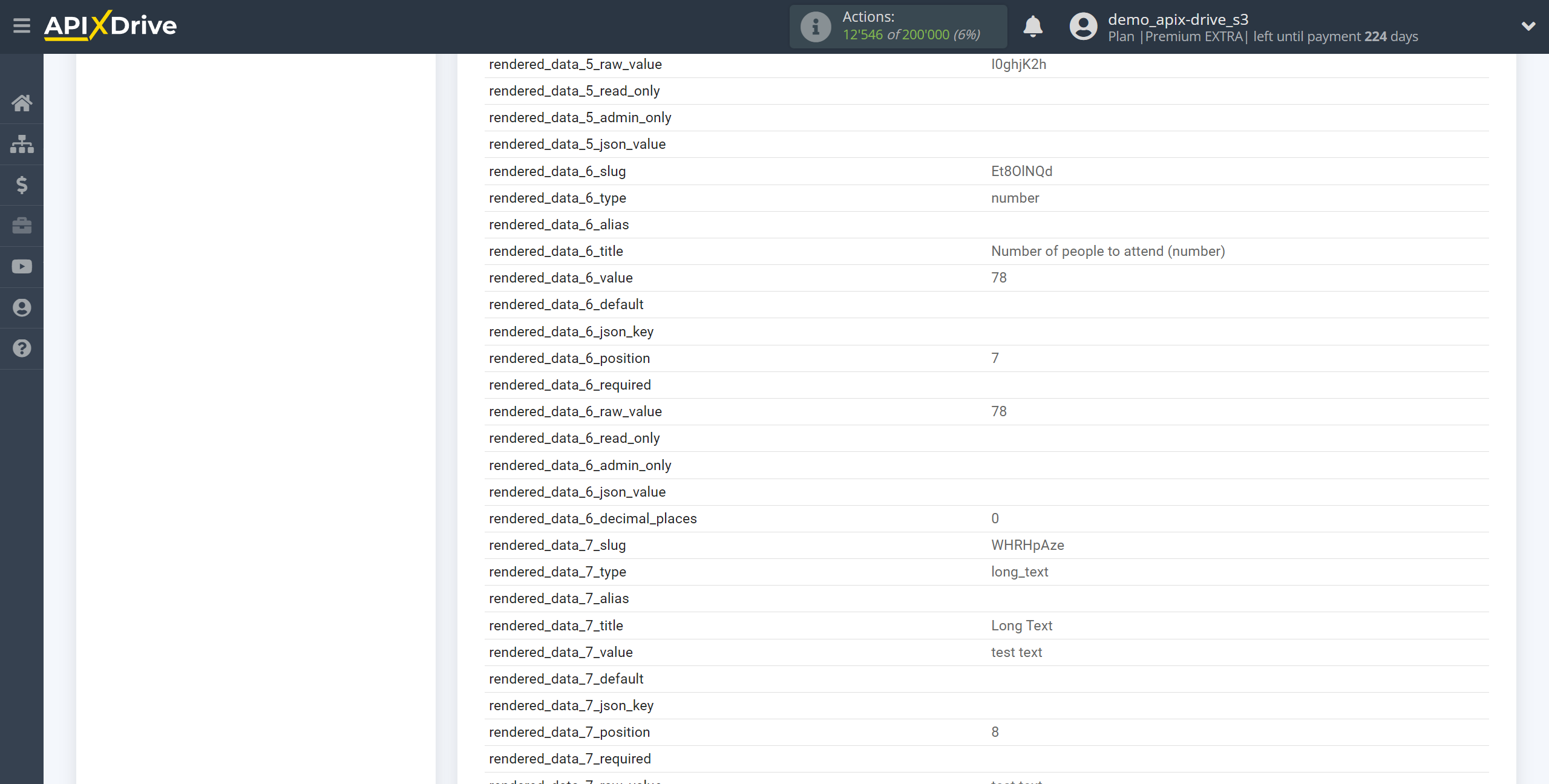 How to Connect Formaloo as Data Source | Test data