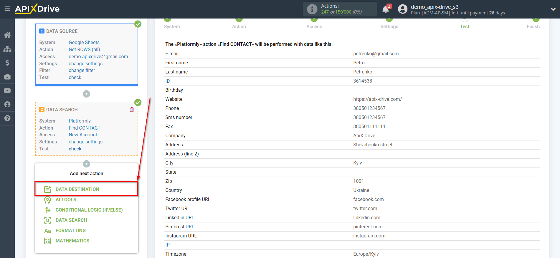How to Connect Platformly as Data Search | Setup Data Destination system How to Connect Platformly as Data Search | Setup Data Destination system