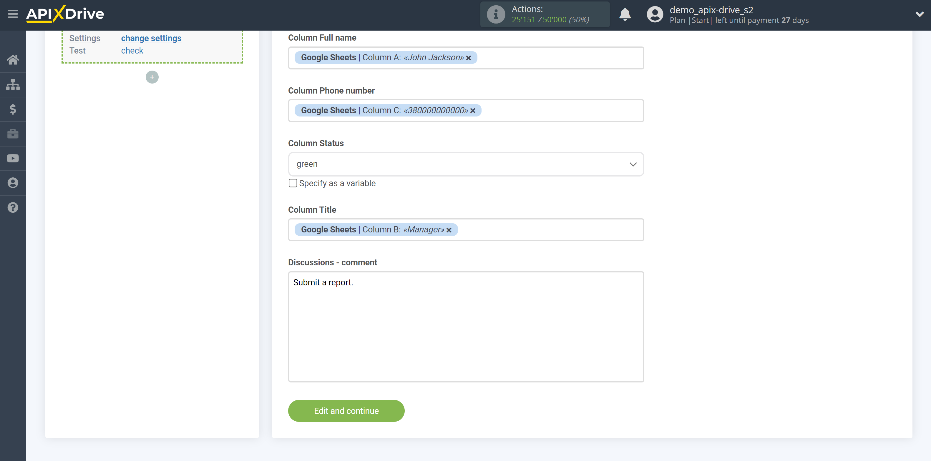 How to Connect Smartsheet as Data Destination |&nbsp;Assigning Fields