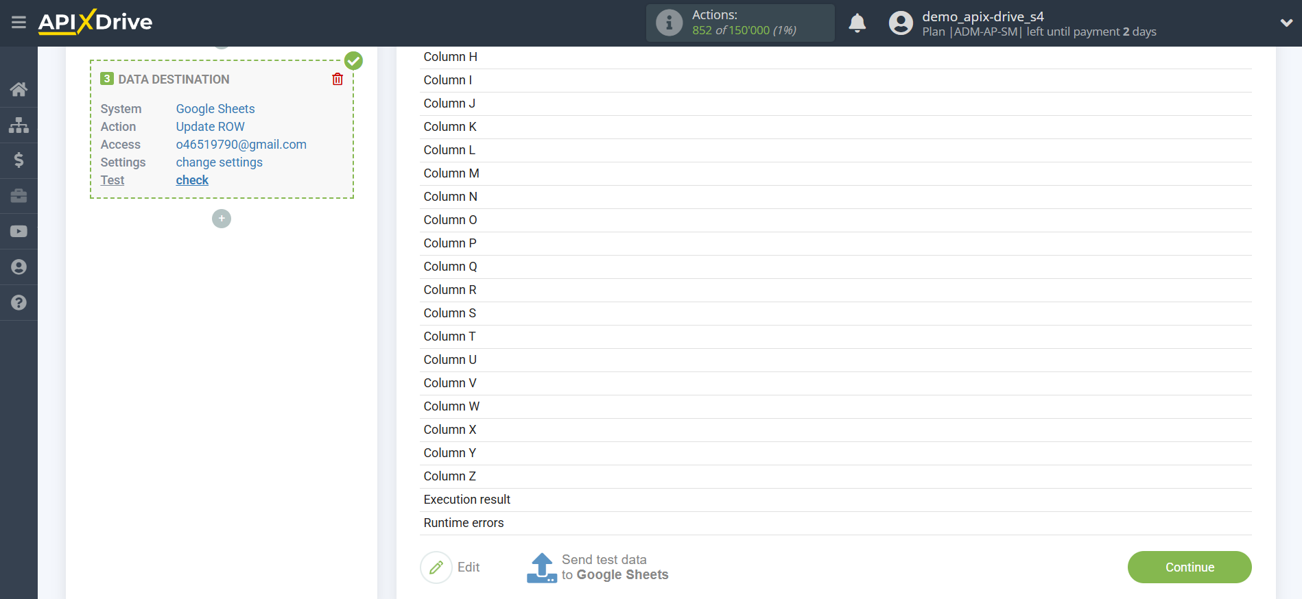 Setting up an ZeroBounce Item Search in Google Sheets | Test data Setting up an ZeroBounce Item Search in Google Sheets | Test data