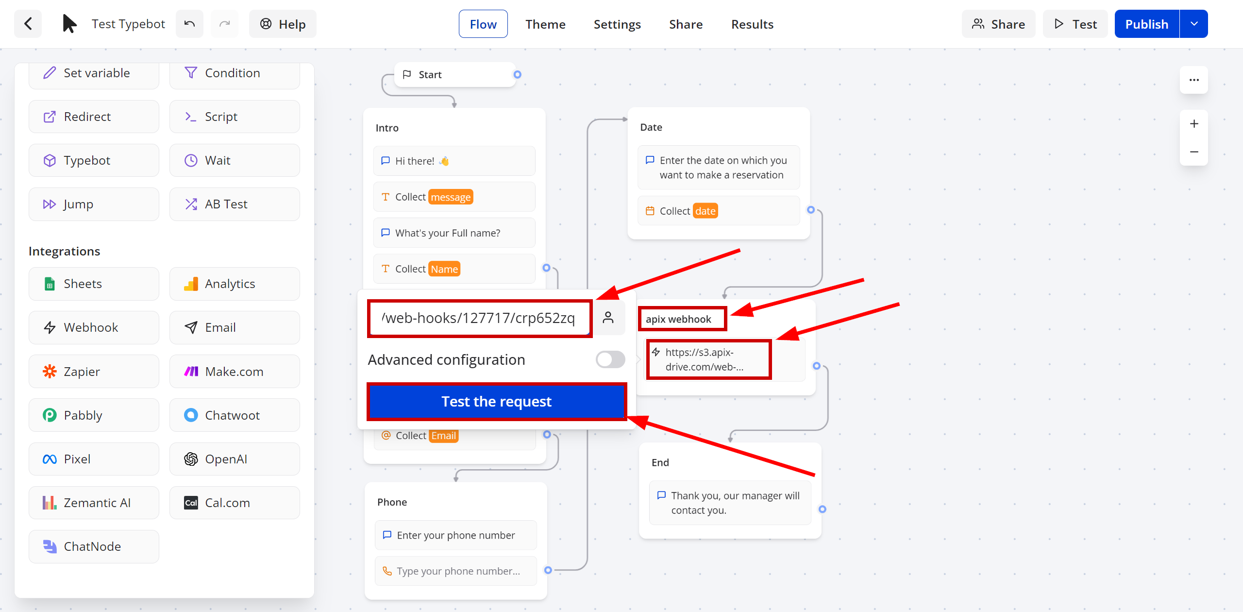 How to Connect Typebot as Data Source | Webhook Setup