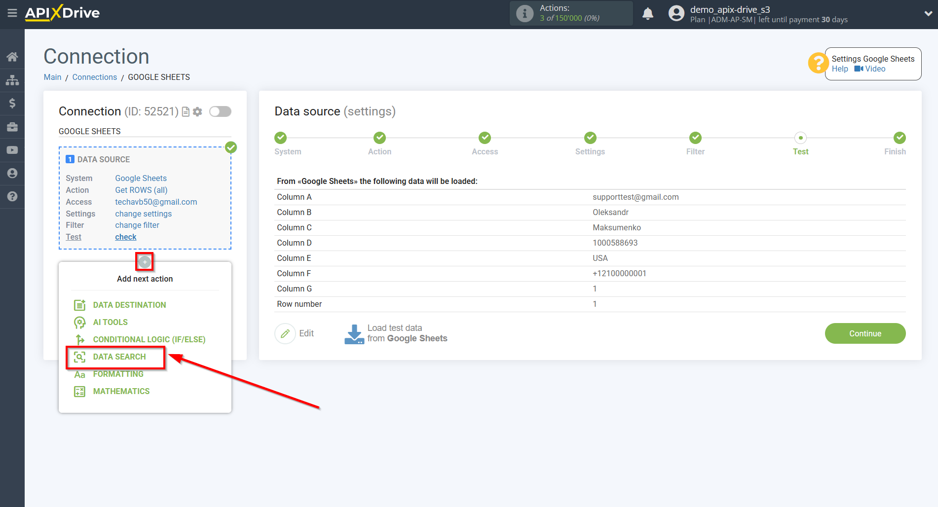 Setting up Resend Contact Search in Google Sheets | Add data Search Setting up Resend Contact Search in Google Sheets | Add data Search